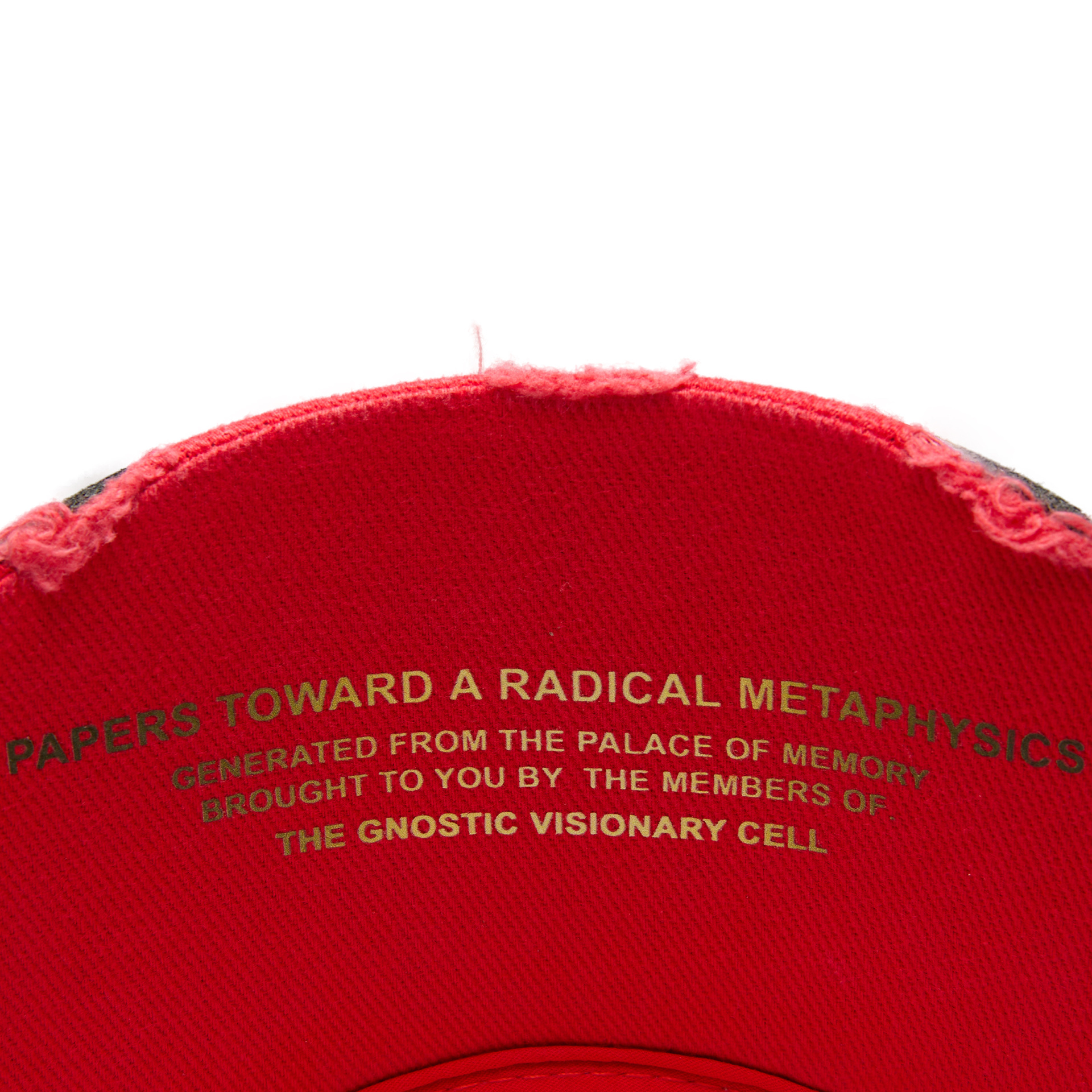 RRR123 Cap with a distressed look