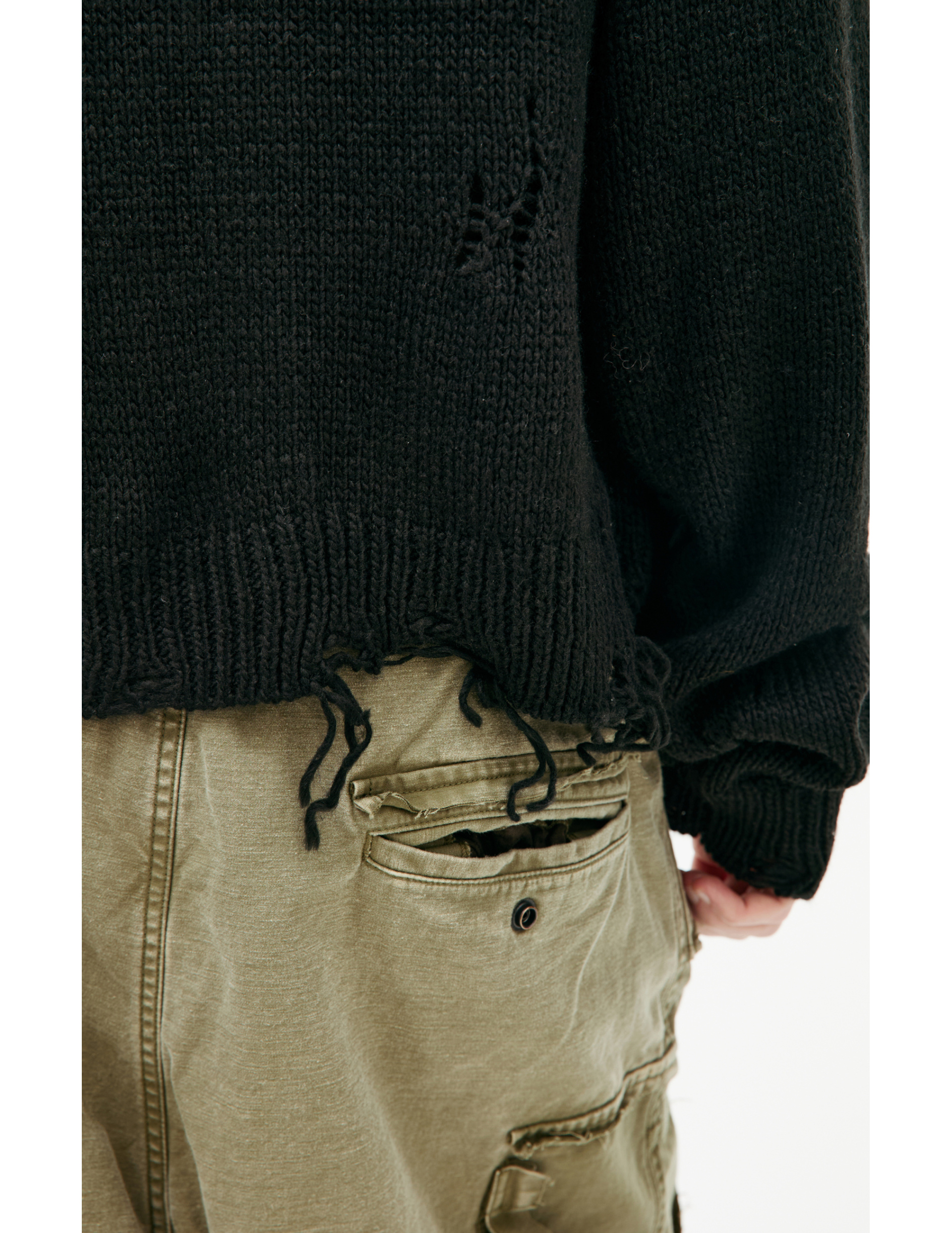Maison Mihara Yasuhiro \'Dinosaur-intarsia\' knitted cardigan