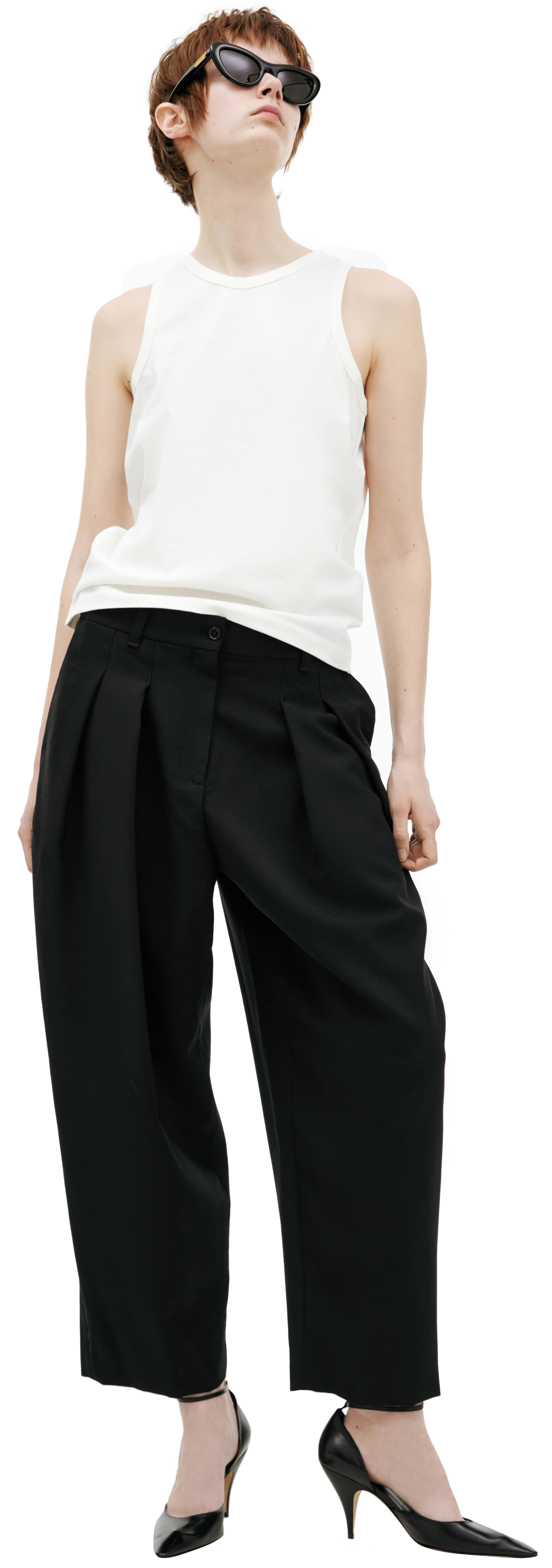 KENZO Black wool trousers