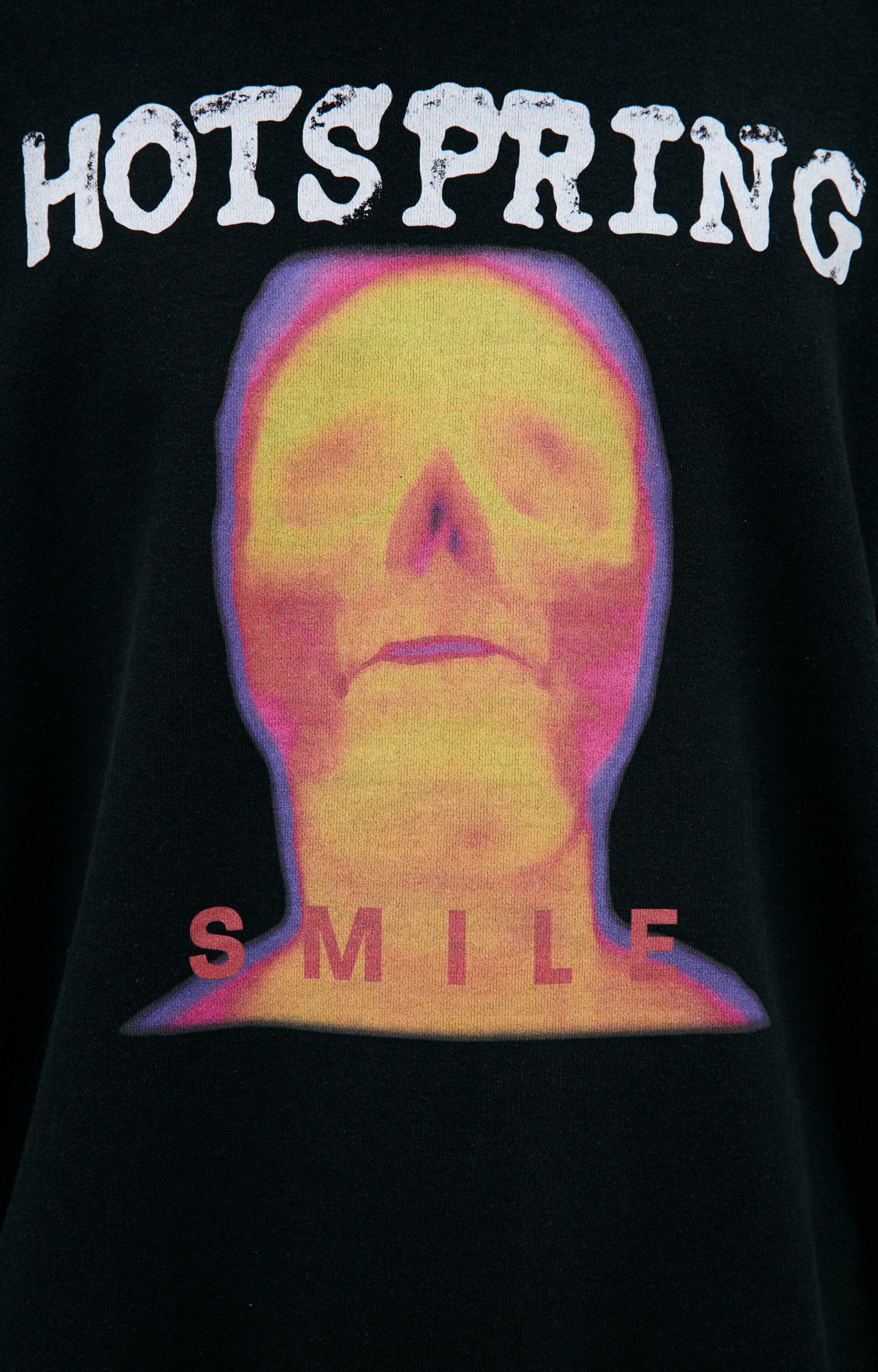 Doublet \'Hotspring smile\' print sweatshirt