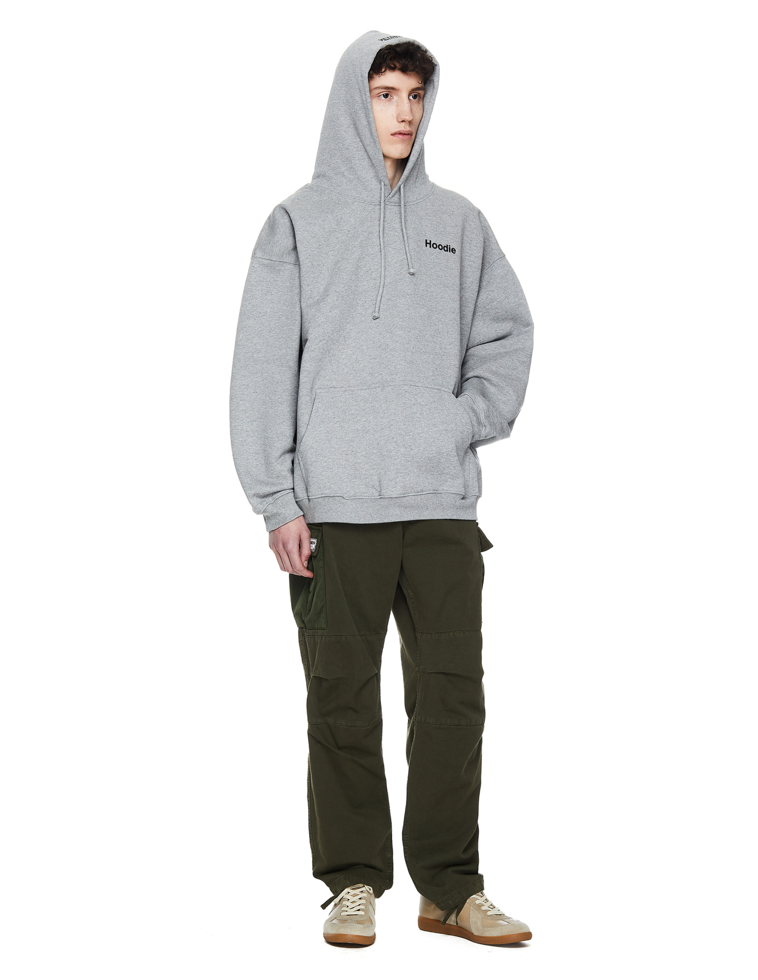 VETEMENTS Grey Definition Hoodie
