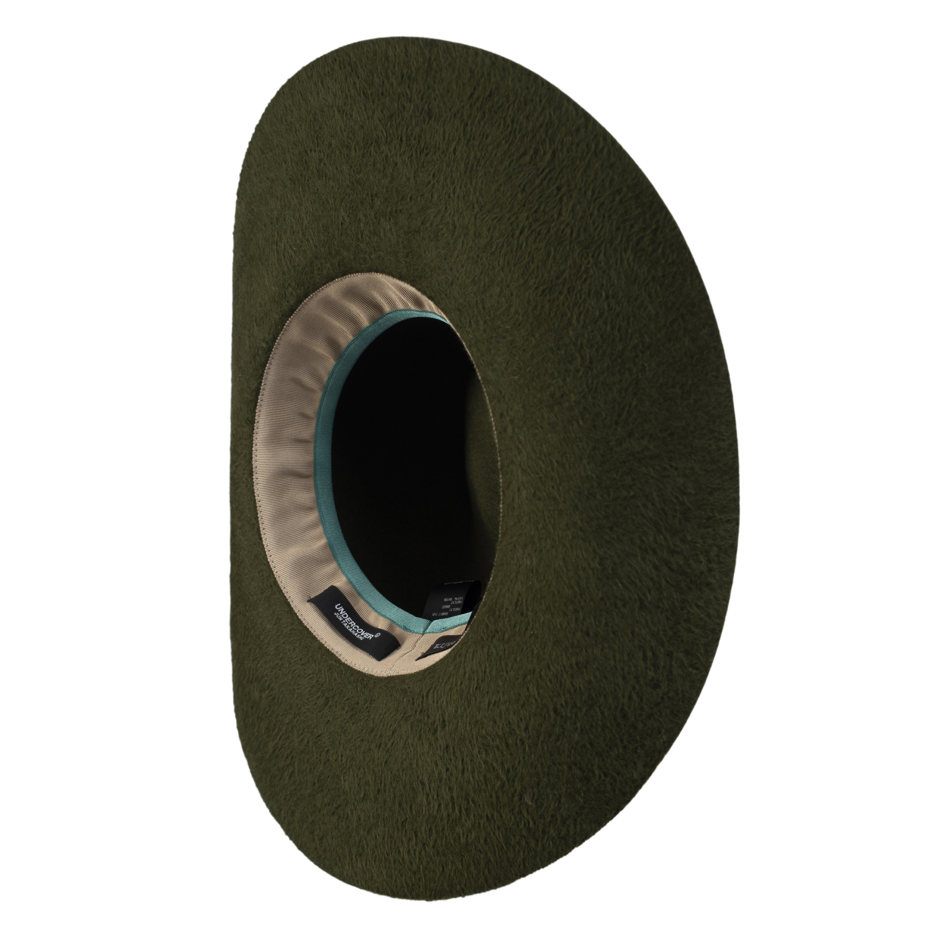 Undercover Green fur hat