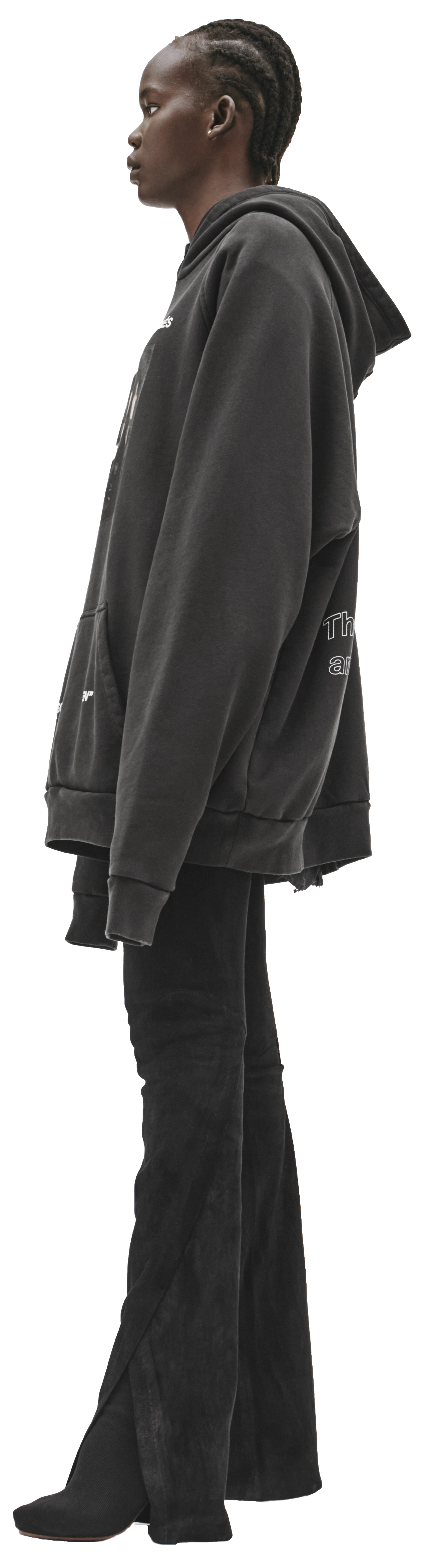 Enfants Riches Déprimés Black Patched Hoodie