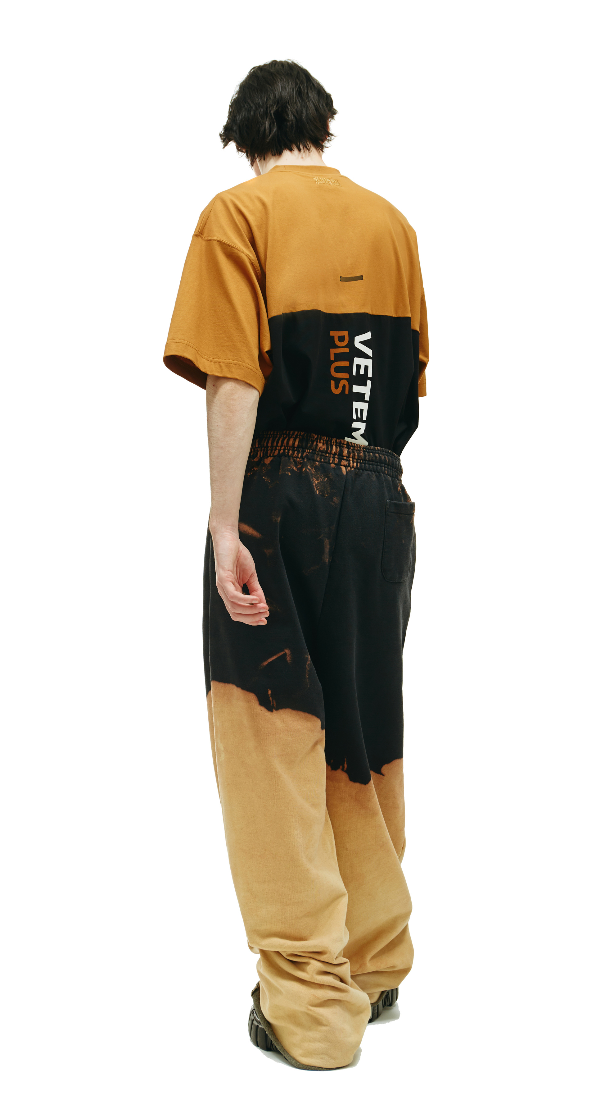 VETEMENTS Bleached effect sweatpants