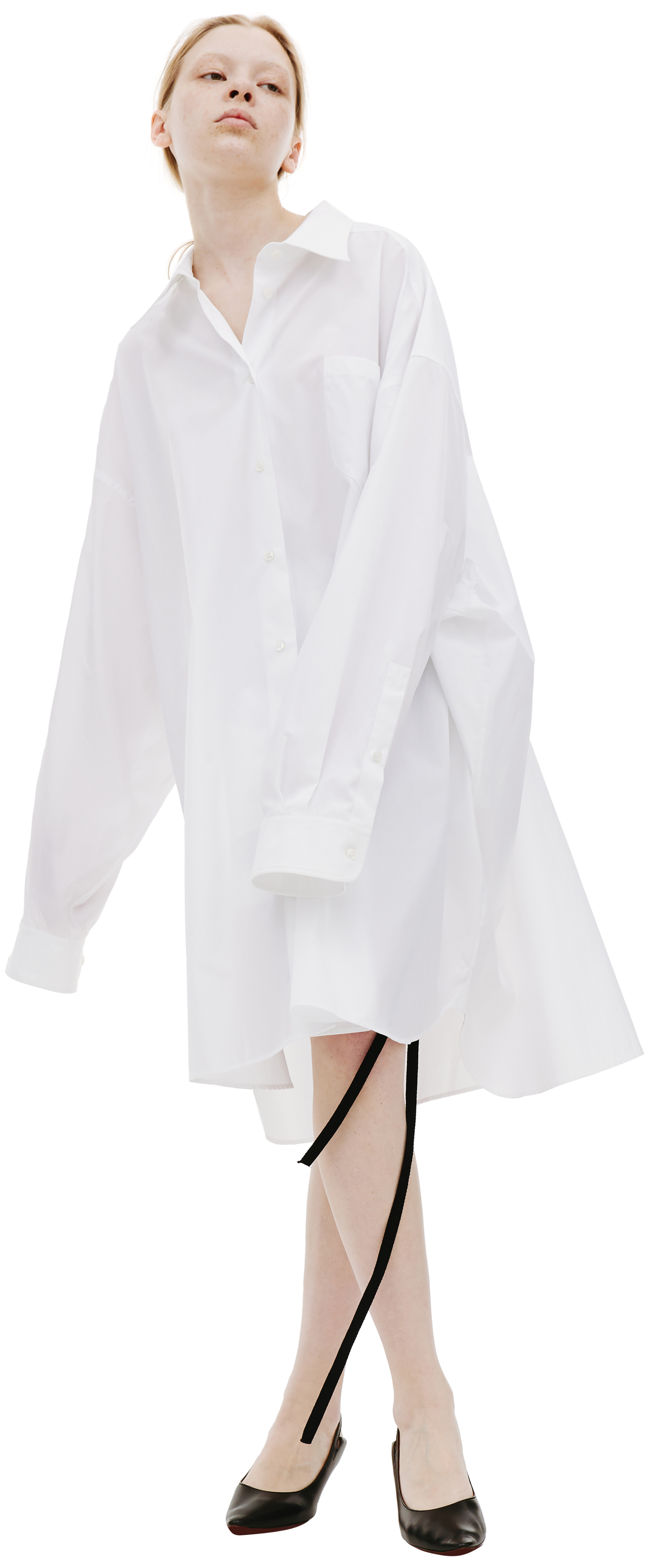 Maison Margiela White Elongated Shirt