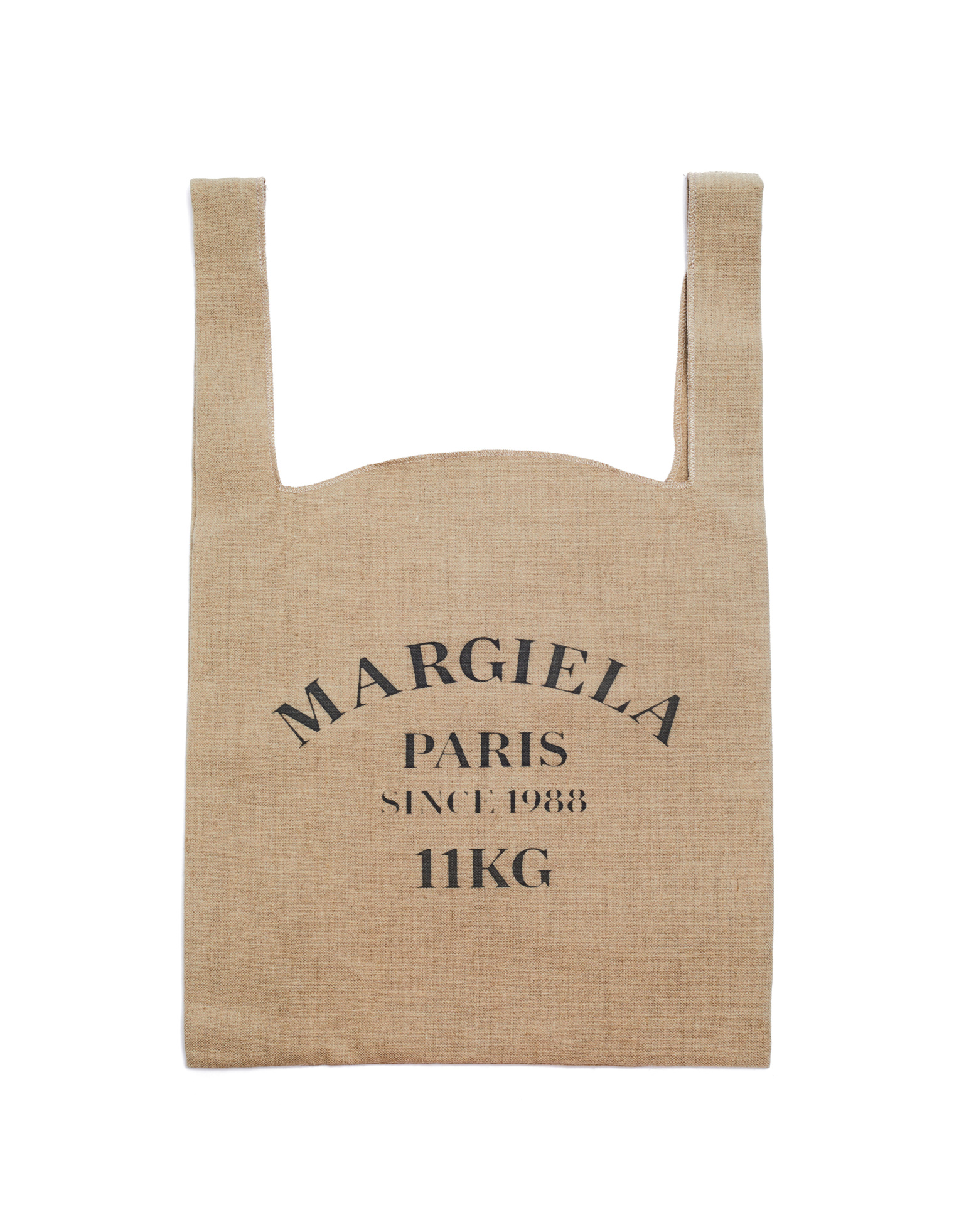 Maison Margiela Printed Linen Shopping Bag