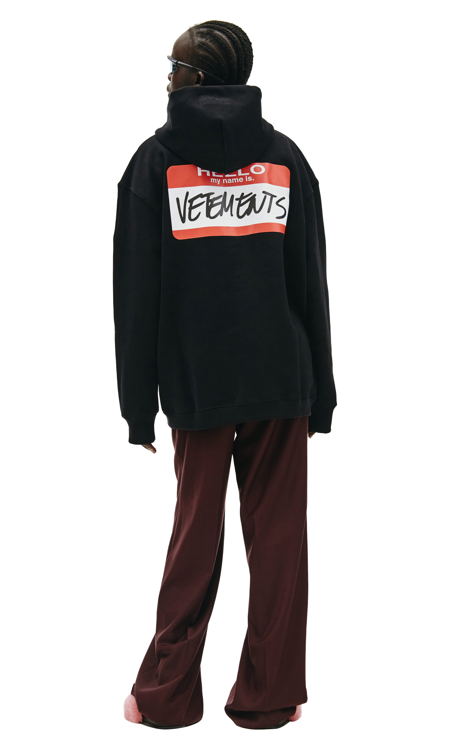VETEMENTS Black Logo hoodie