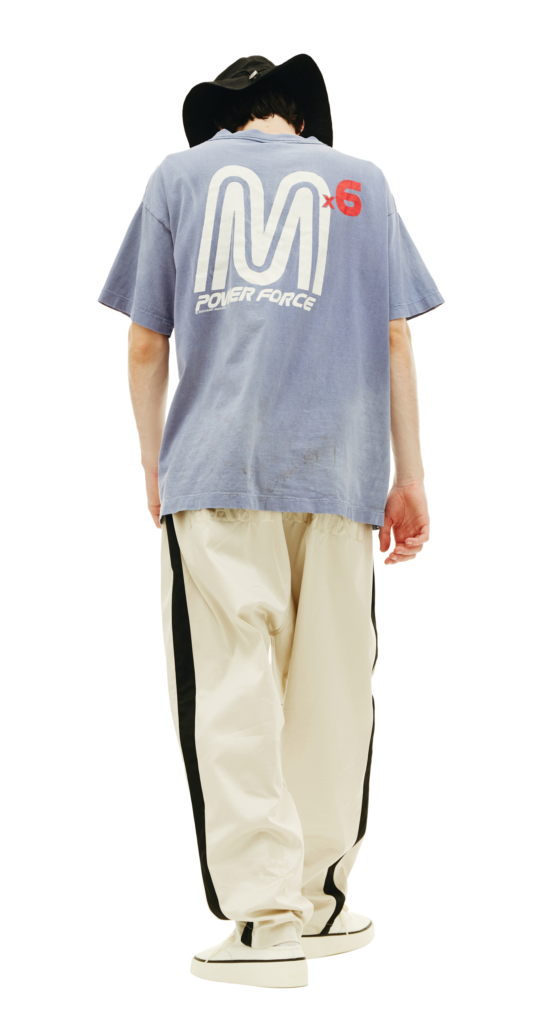 Saint Michael Saint power printed t-shirt