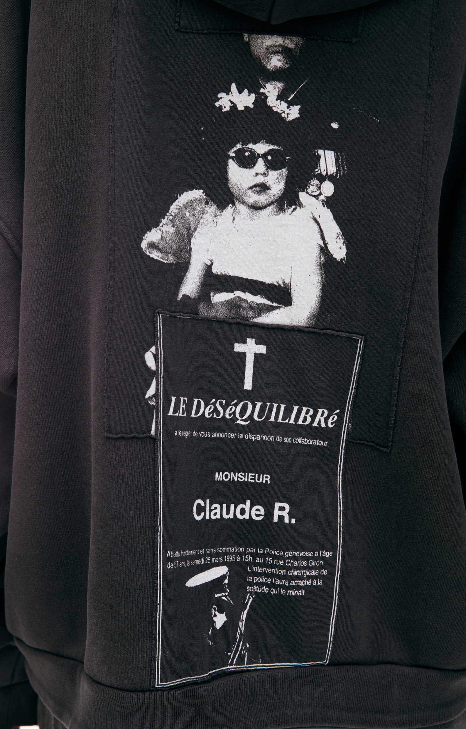 Buy Enfants Riches Déprimés women russian chorus zip hoodie faded