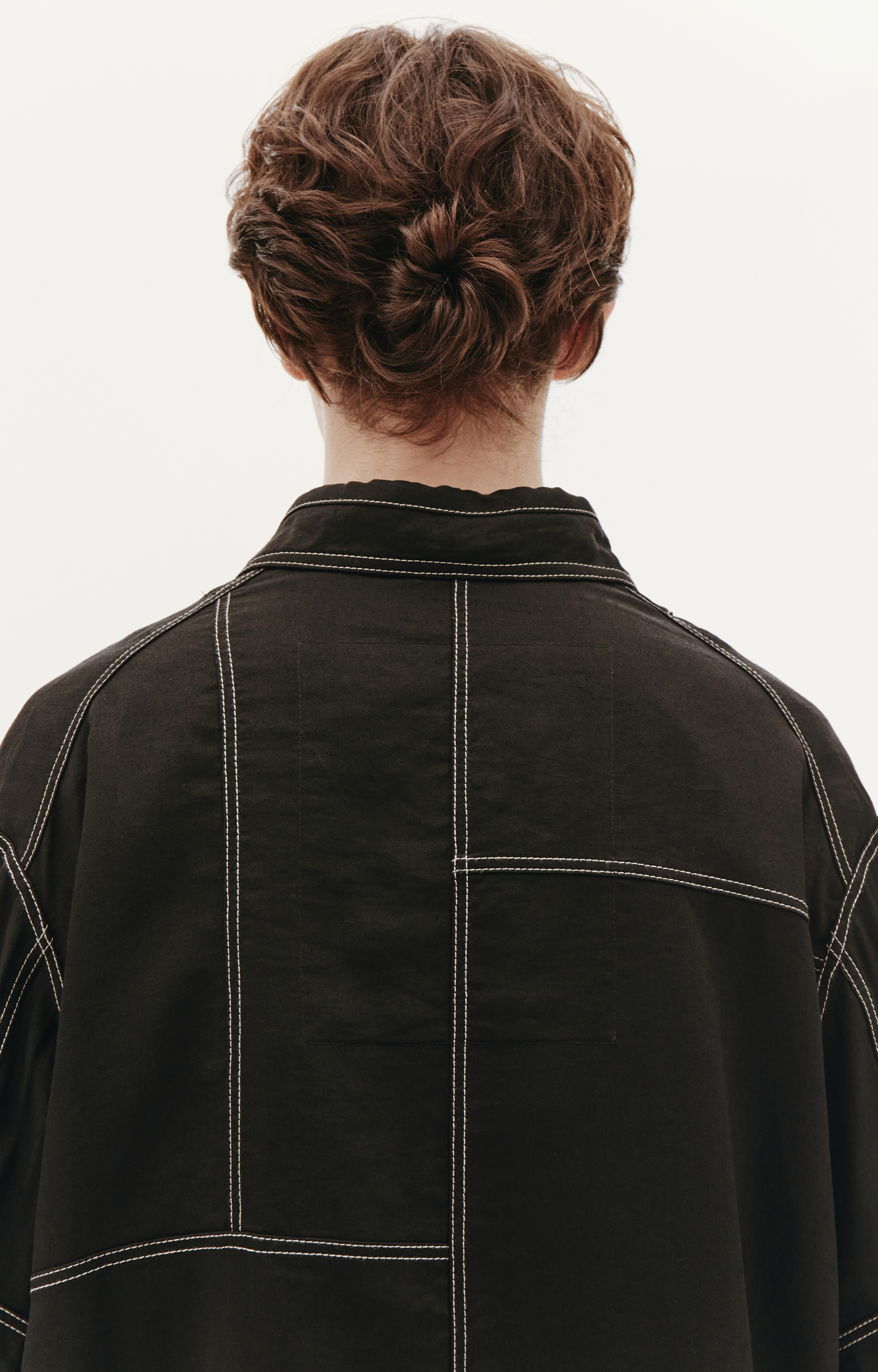 Ziggy Chen Contrast-stitching Denim Jacket