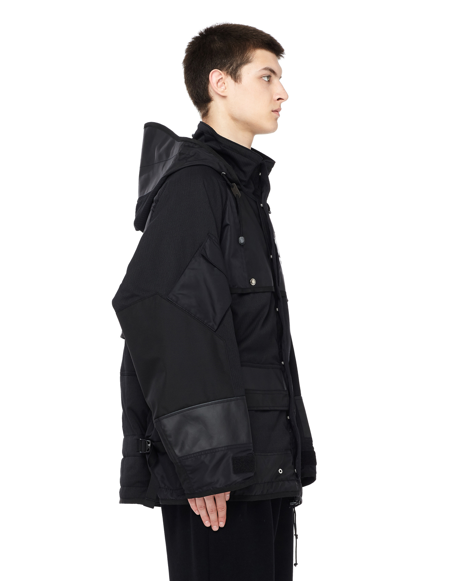 Junya Watanabe Черная куртка со вставками The North Face