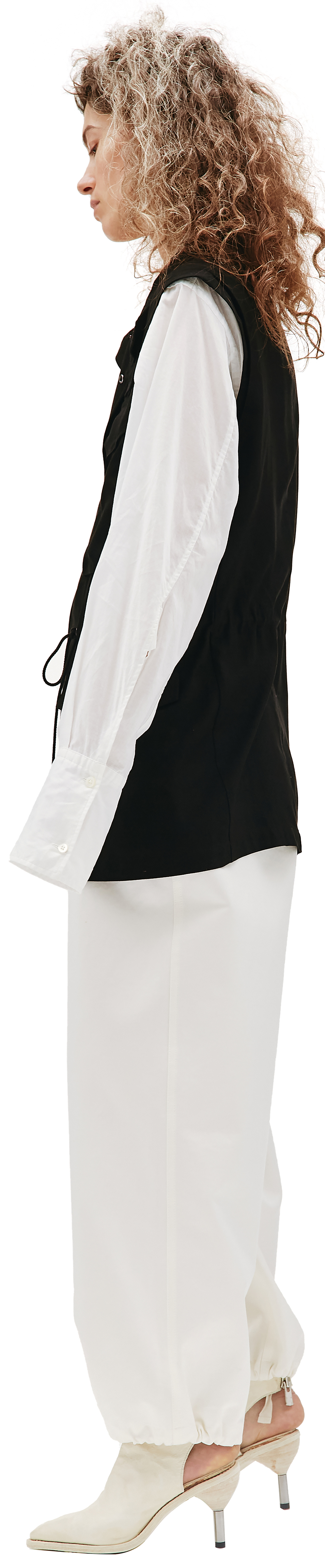 Y\'s Black Rayon Vest