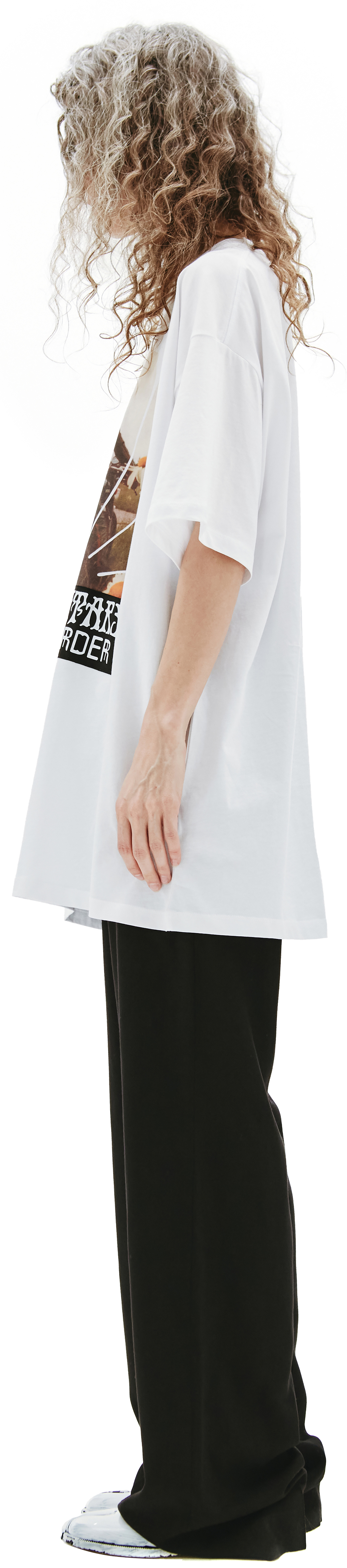 Raf Simons White Printed T-shirt