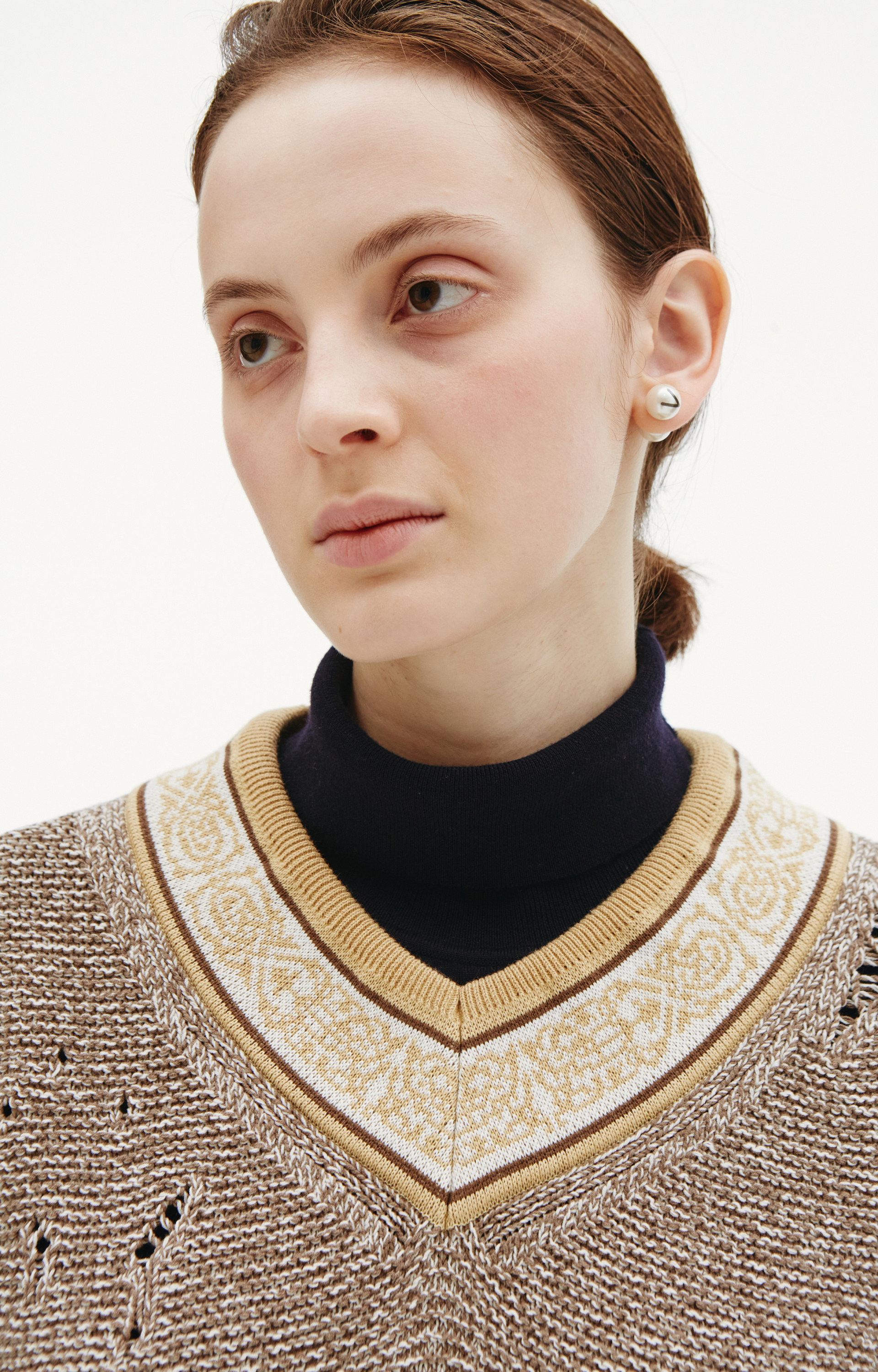 Children of the discordance V-neck ripped sweater