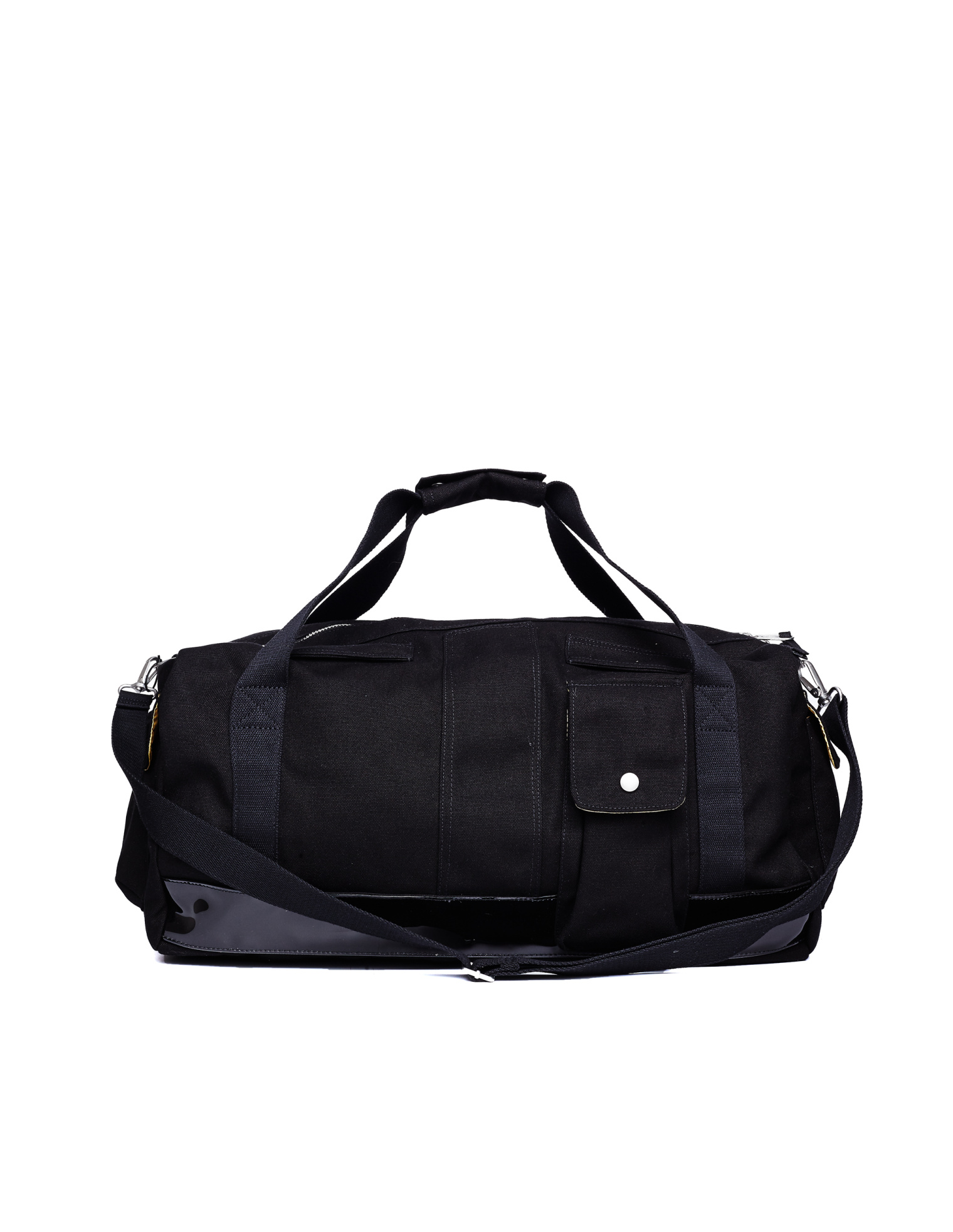 Raf Simons Black Cotton Travel Bag