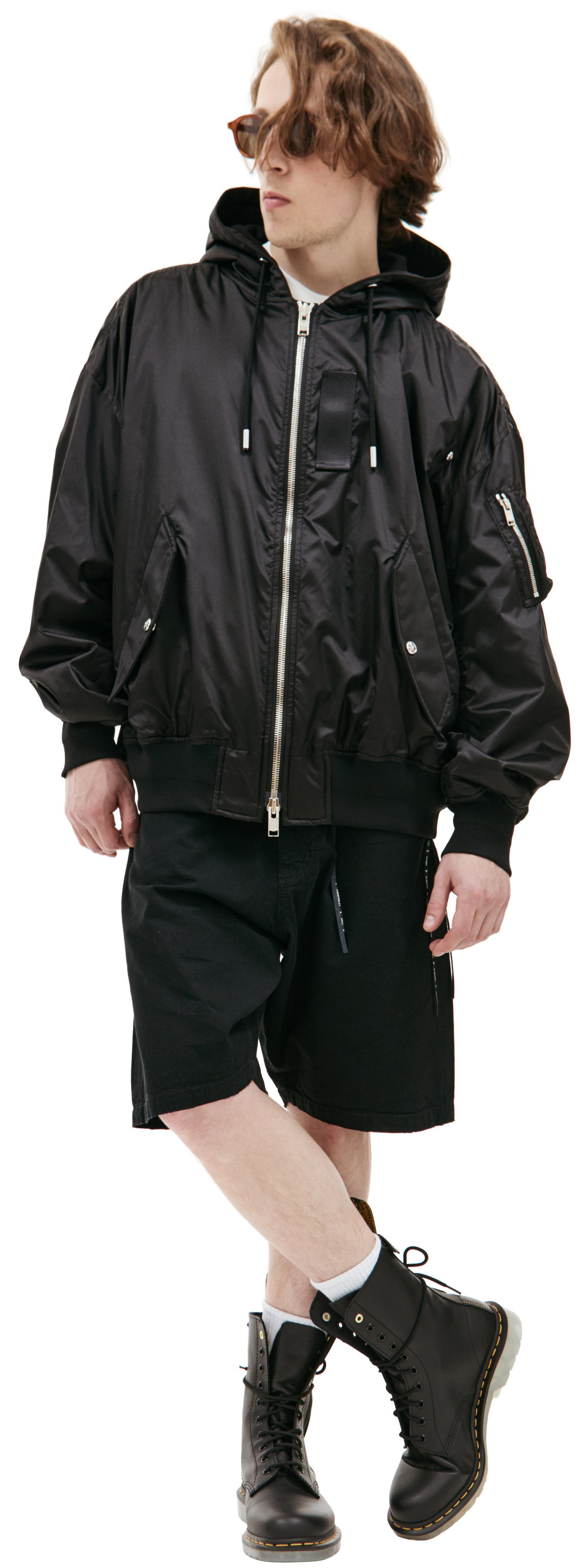 Mastermind WORLD Black hooded jacket