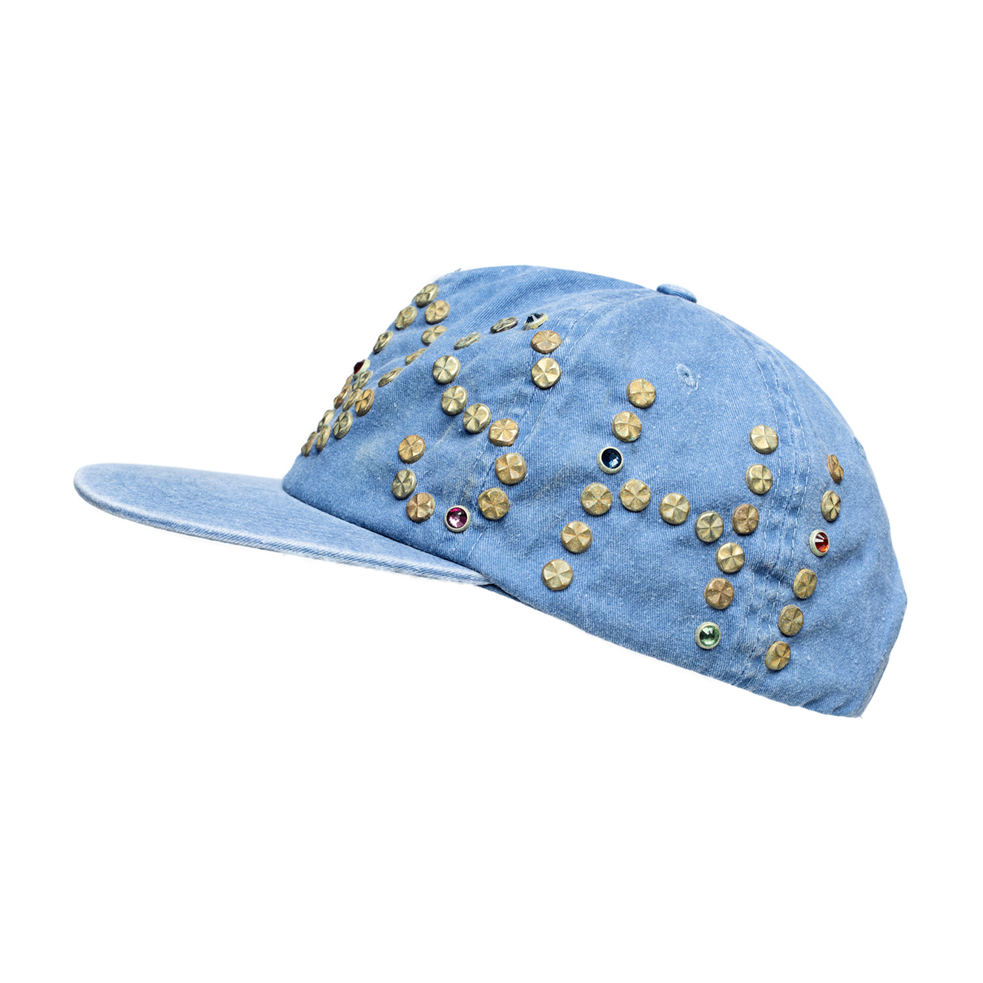 Satoshi Nakamoto Blue cap with rivets