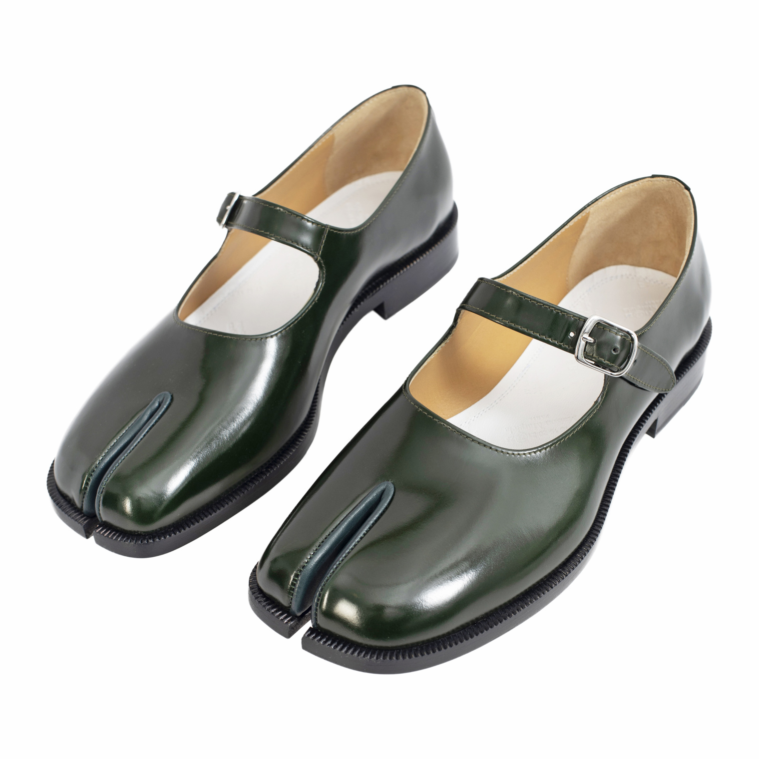 Maison Margiela Tabi Mary-Jane shoes in green