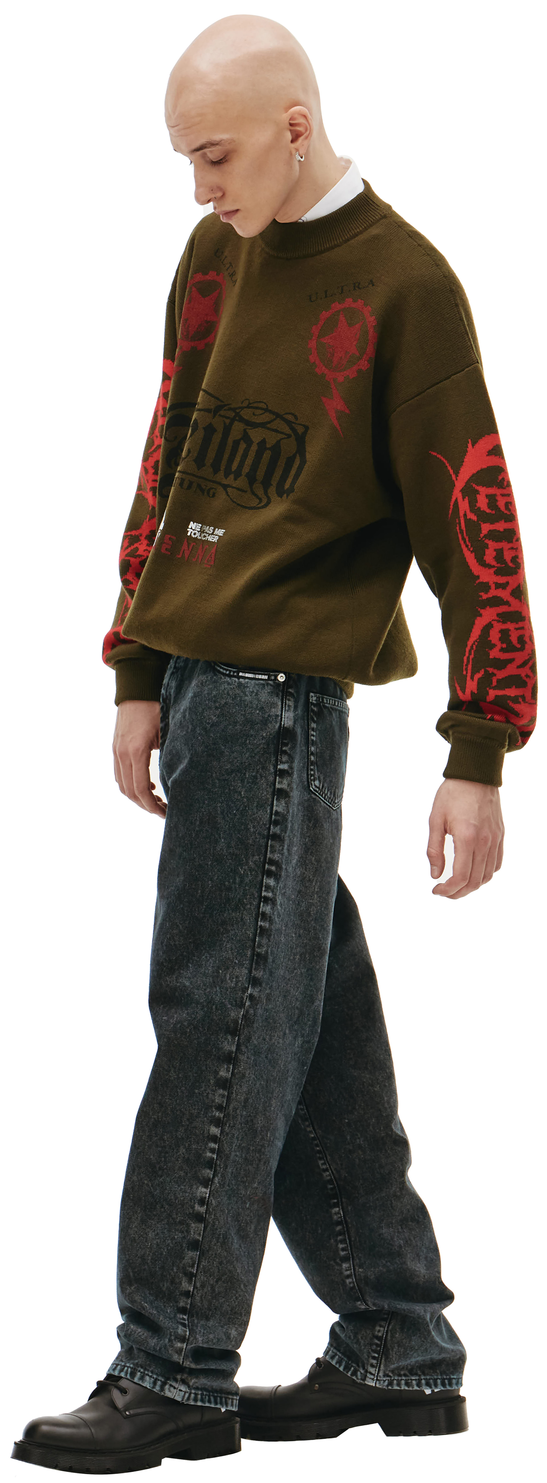 VETEMENTS Maybe metall Wool sweater