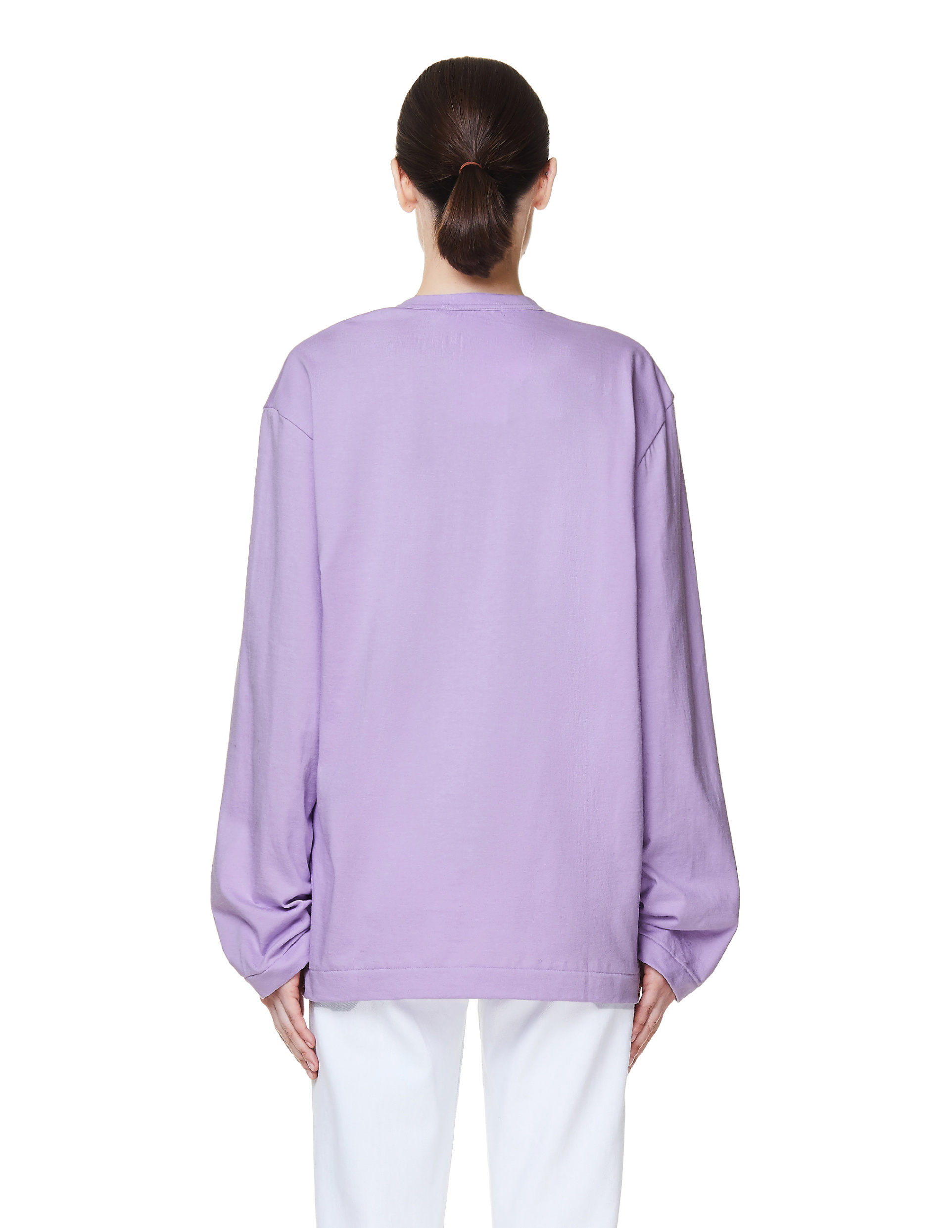 Comme des Garcons Violet Cotton Longsleeve