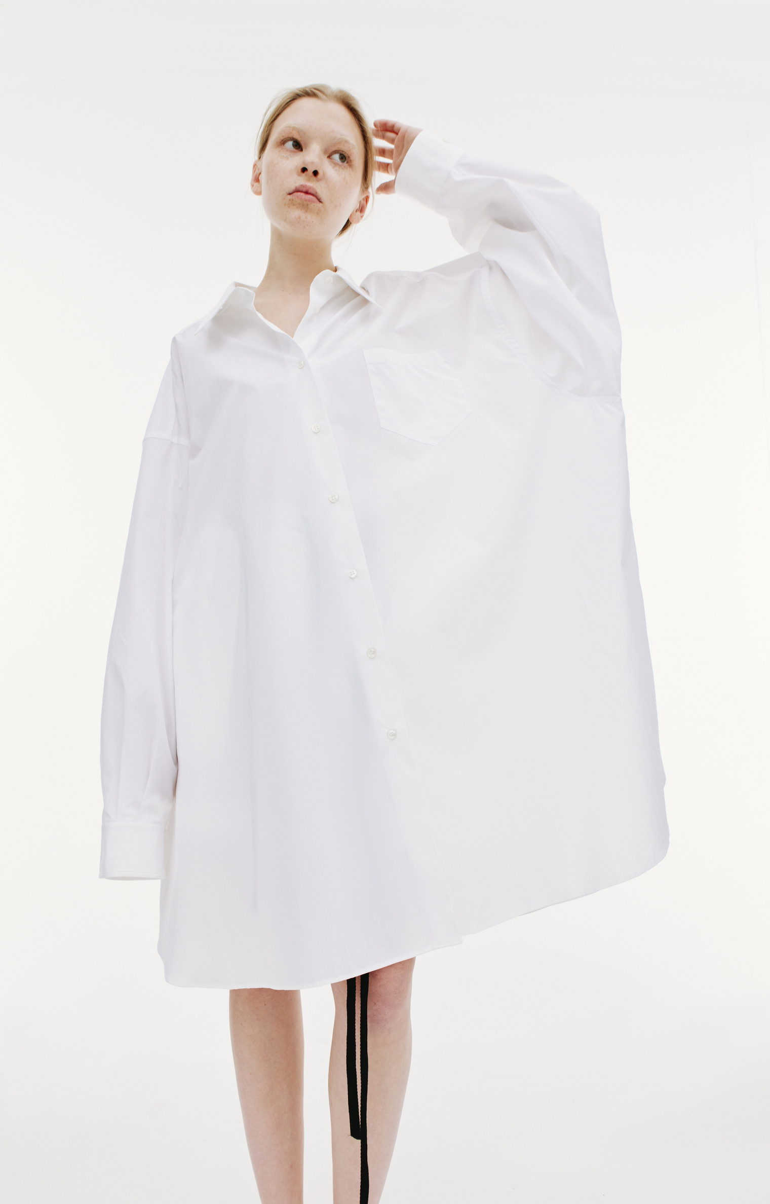 Maison Margiela White Elongated Shirt