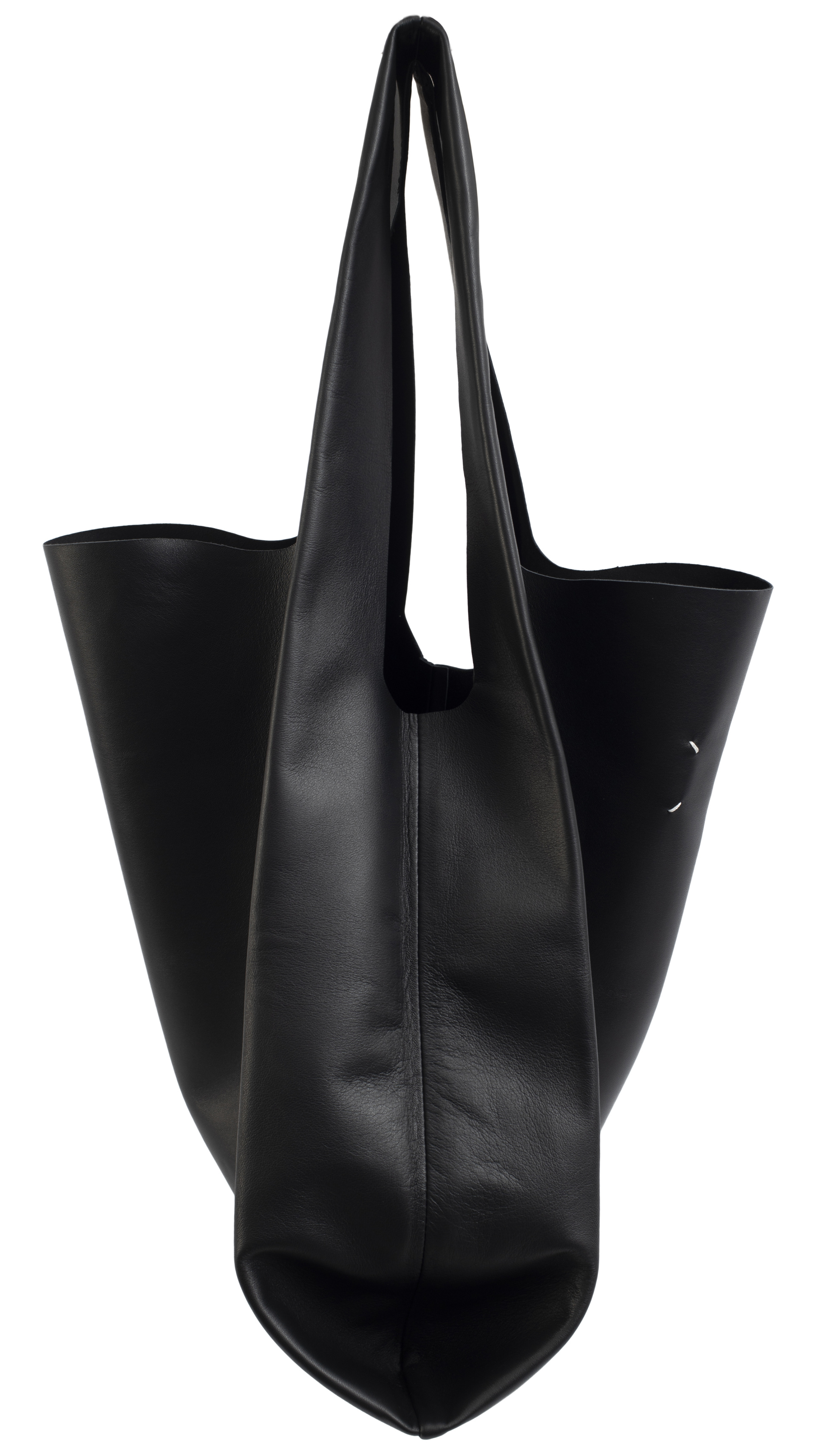 Maison Margiela Leather tote bag in black