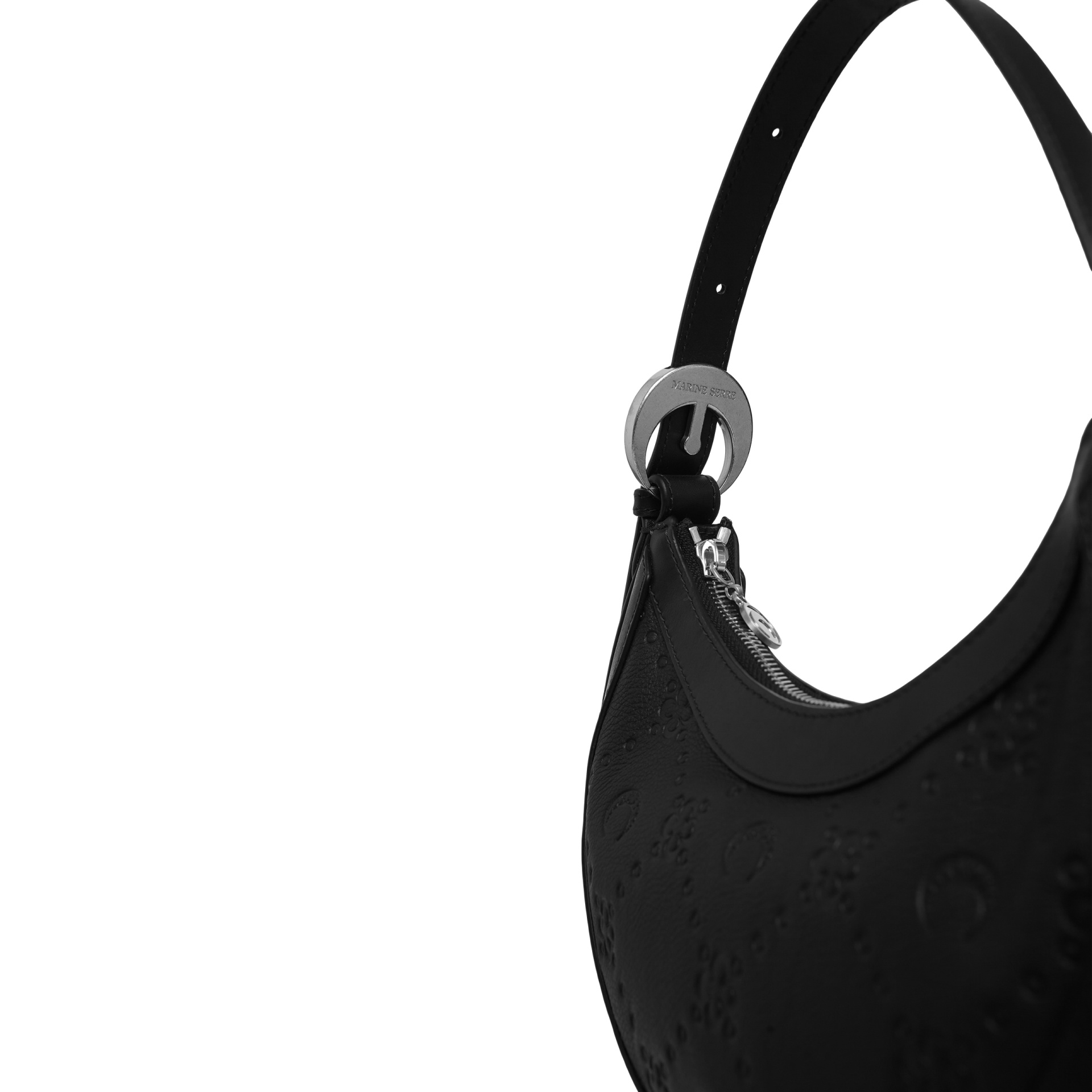MARINE SERRE Eclips leather bag