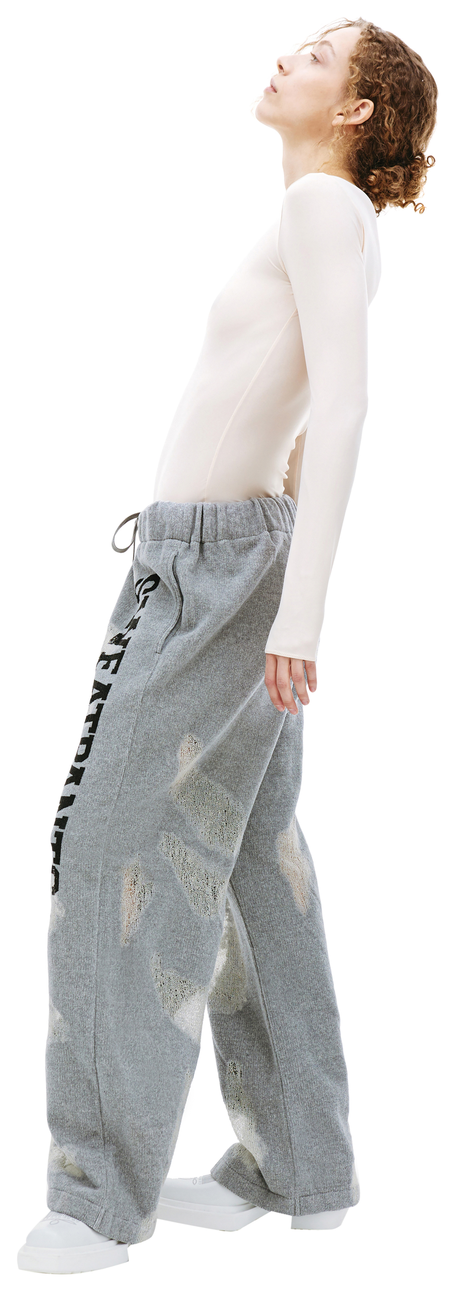 Doublet Ripped off knit sweatpants