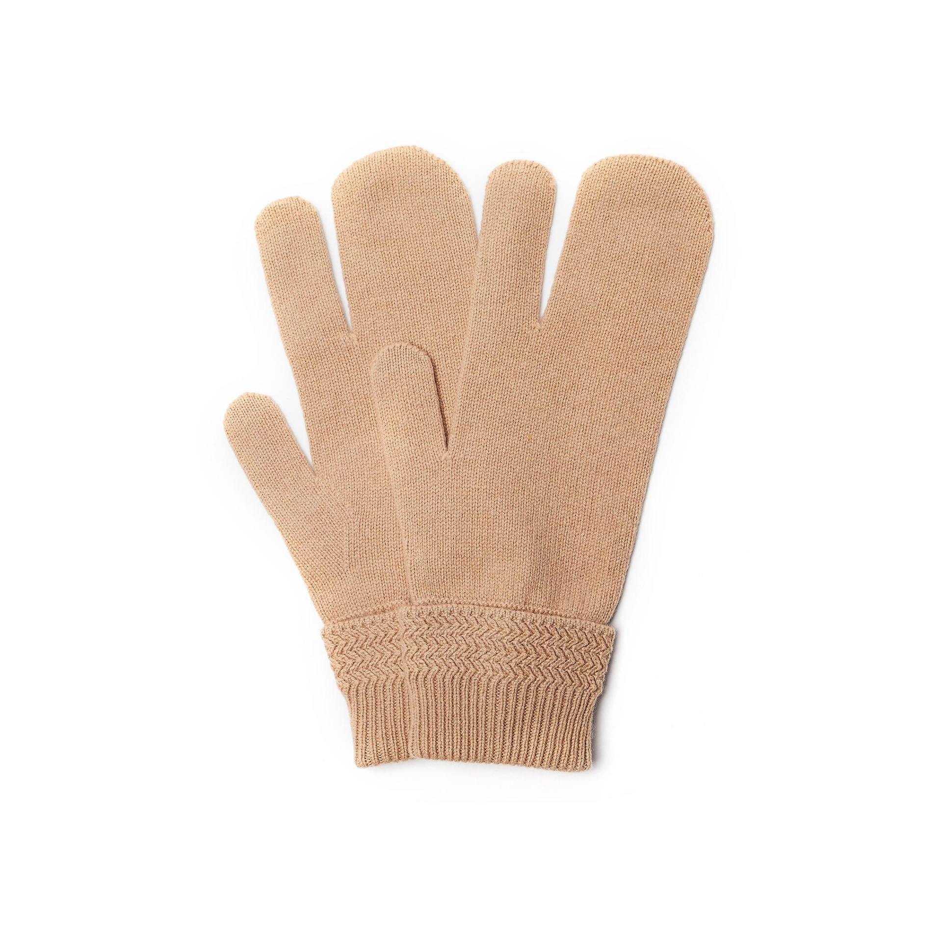 Maison Margiela Beige Wool & Cashmere Gloves