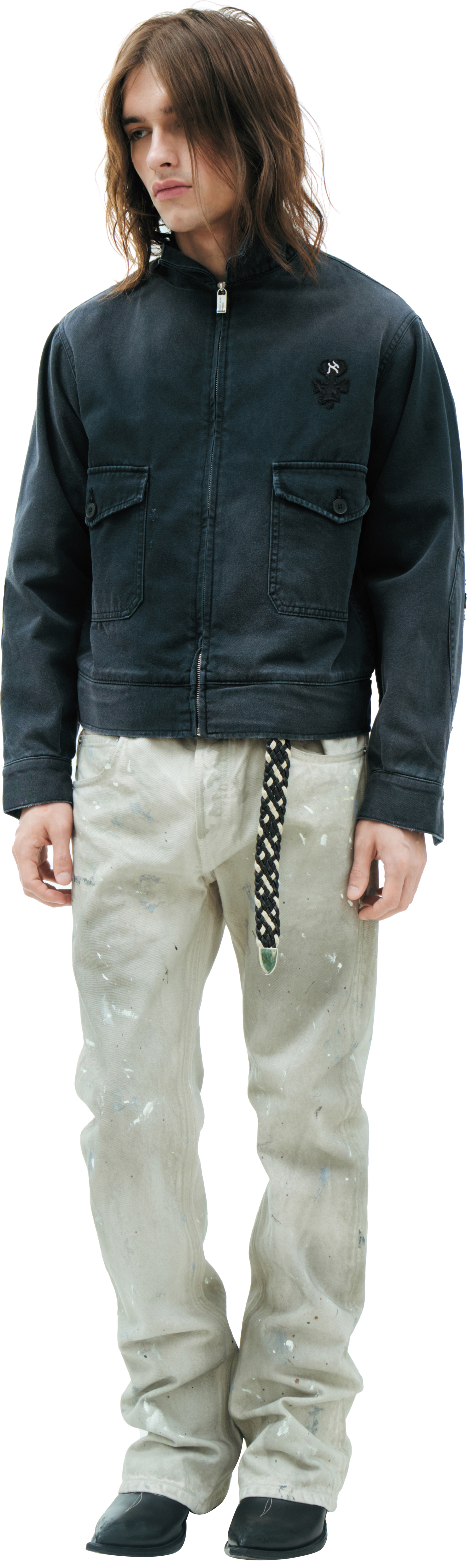 Enfants Riches Déprimés Wash-effect jacket
