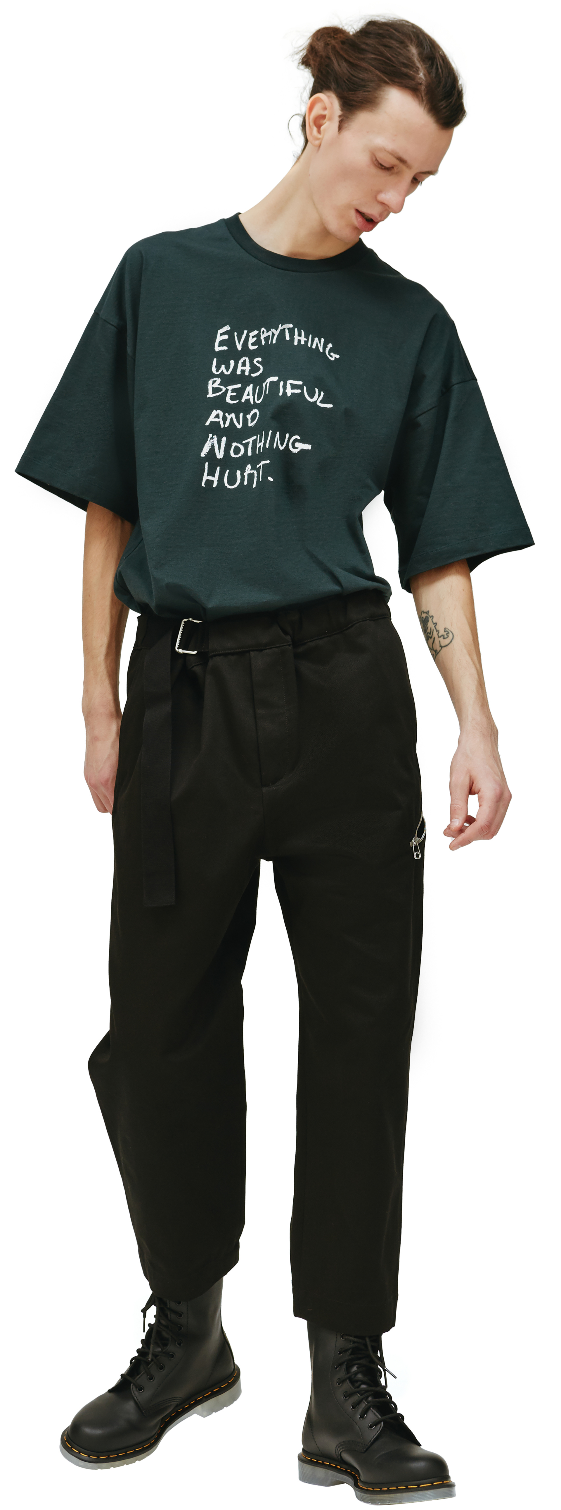 OAMC Сropped trousers with belt