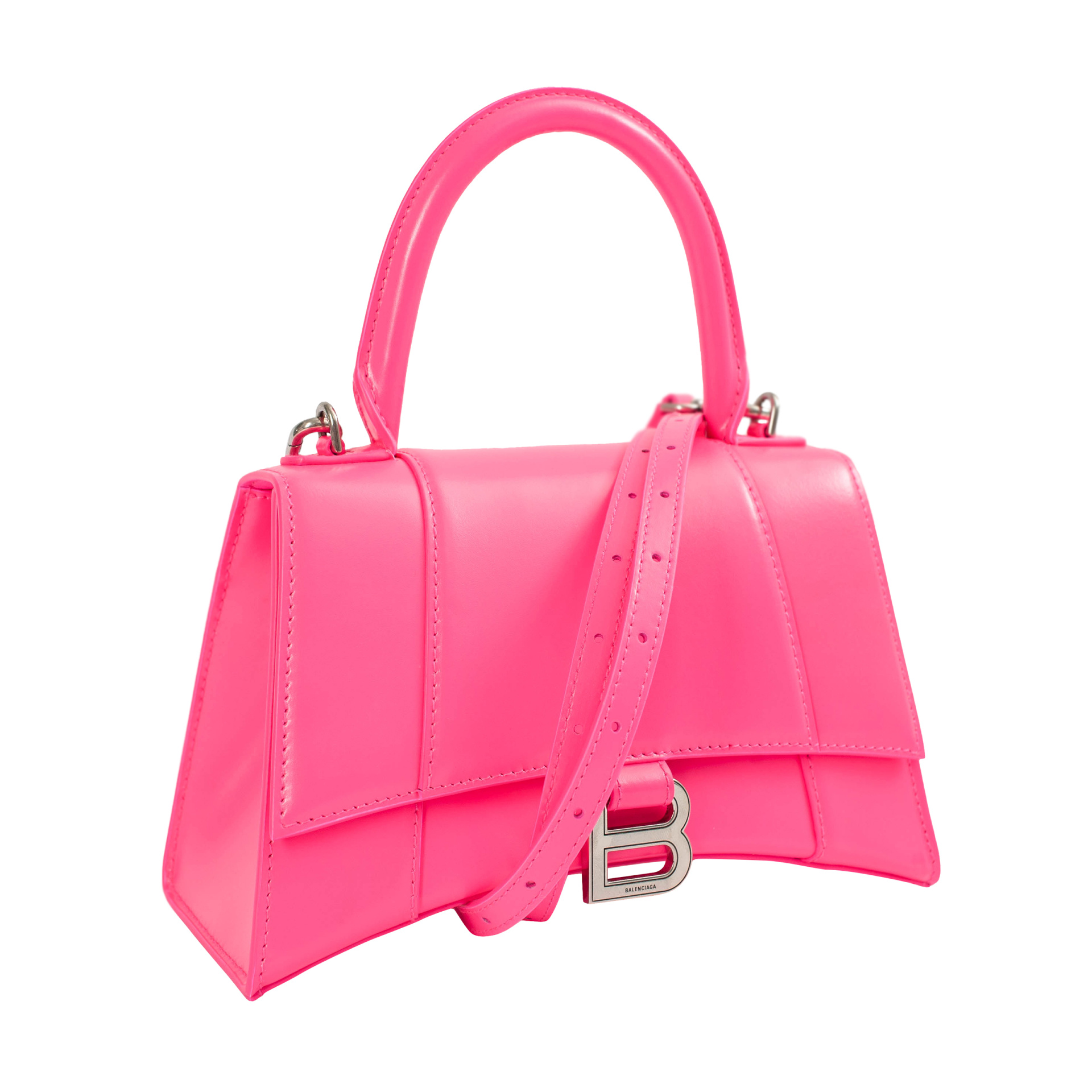 Balenciaga Pink SMALL HOURGLASS BAG