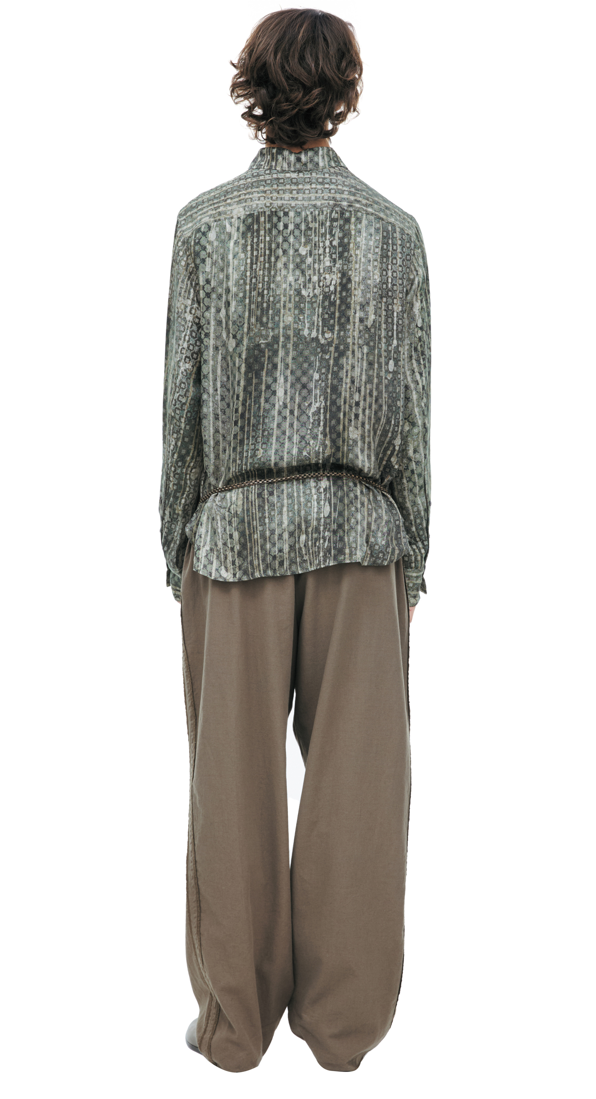 Ziggy Chen Shirt with a green print