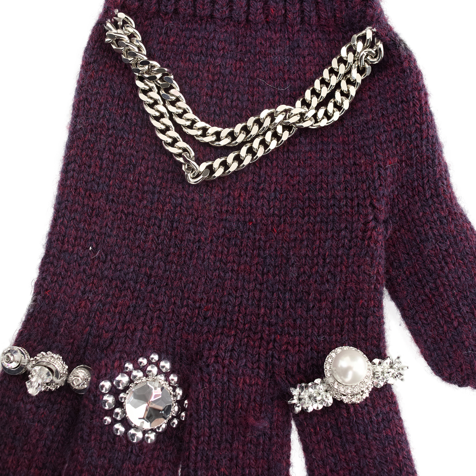 Doublet Purple gloves with decorations