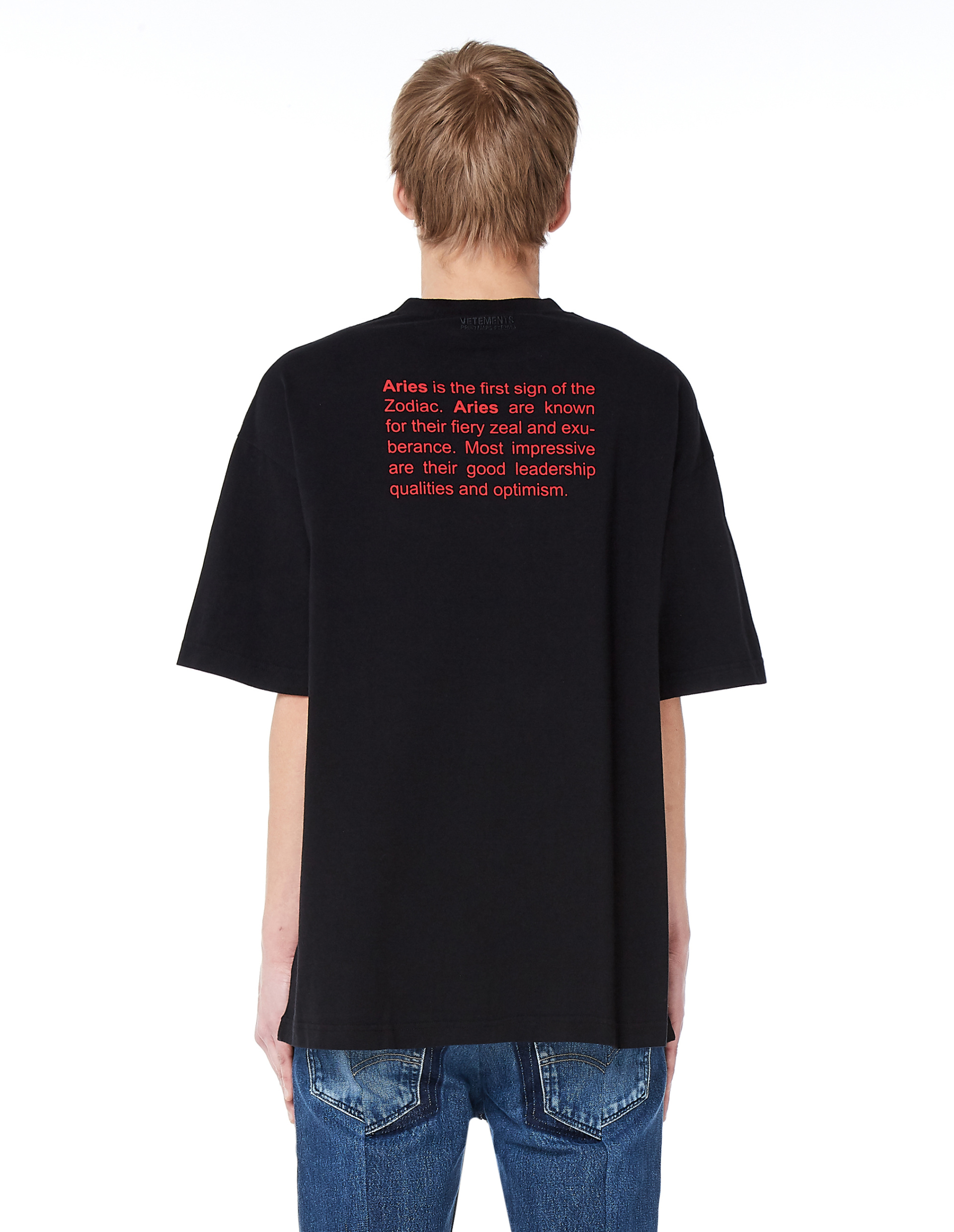 VETEMENTS Aries Cotton T-shirt
