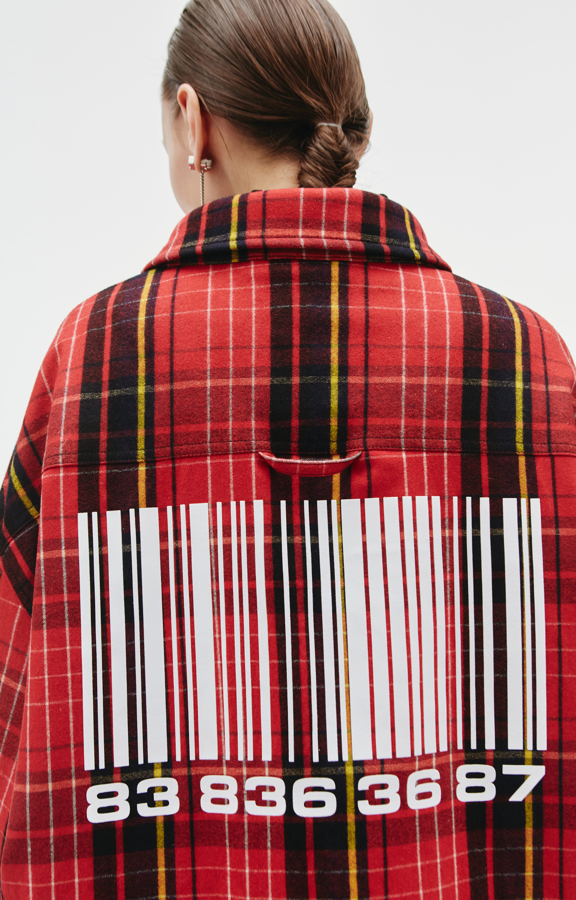 VTMNTS Lined check shirt