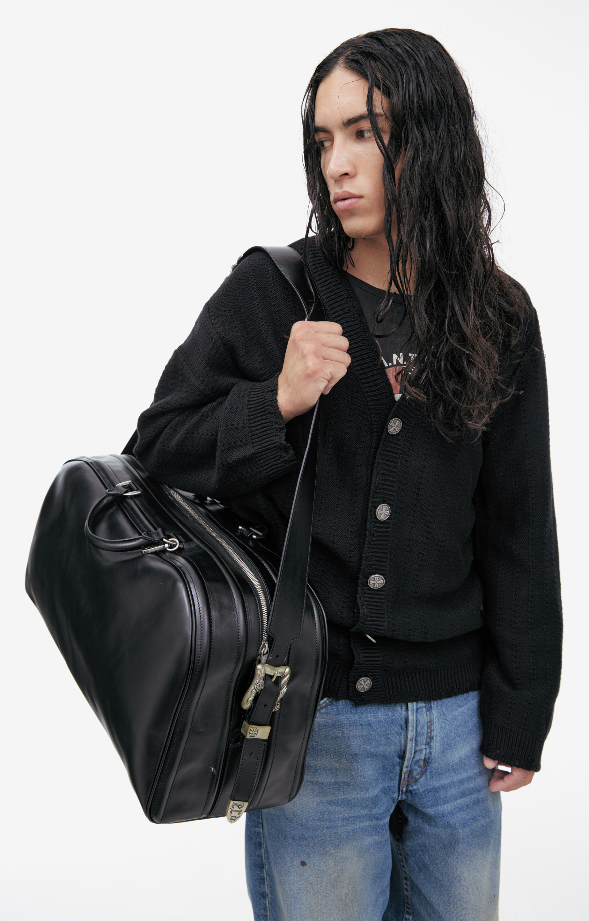 Enfants Riches Déprimés Knitted cardigan with buttons