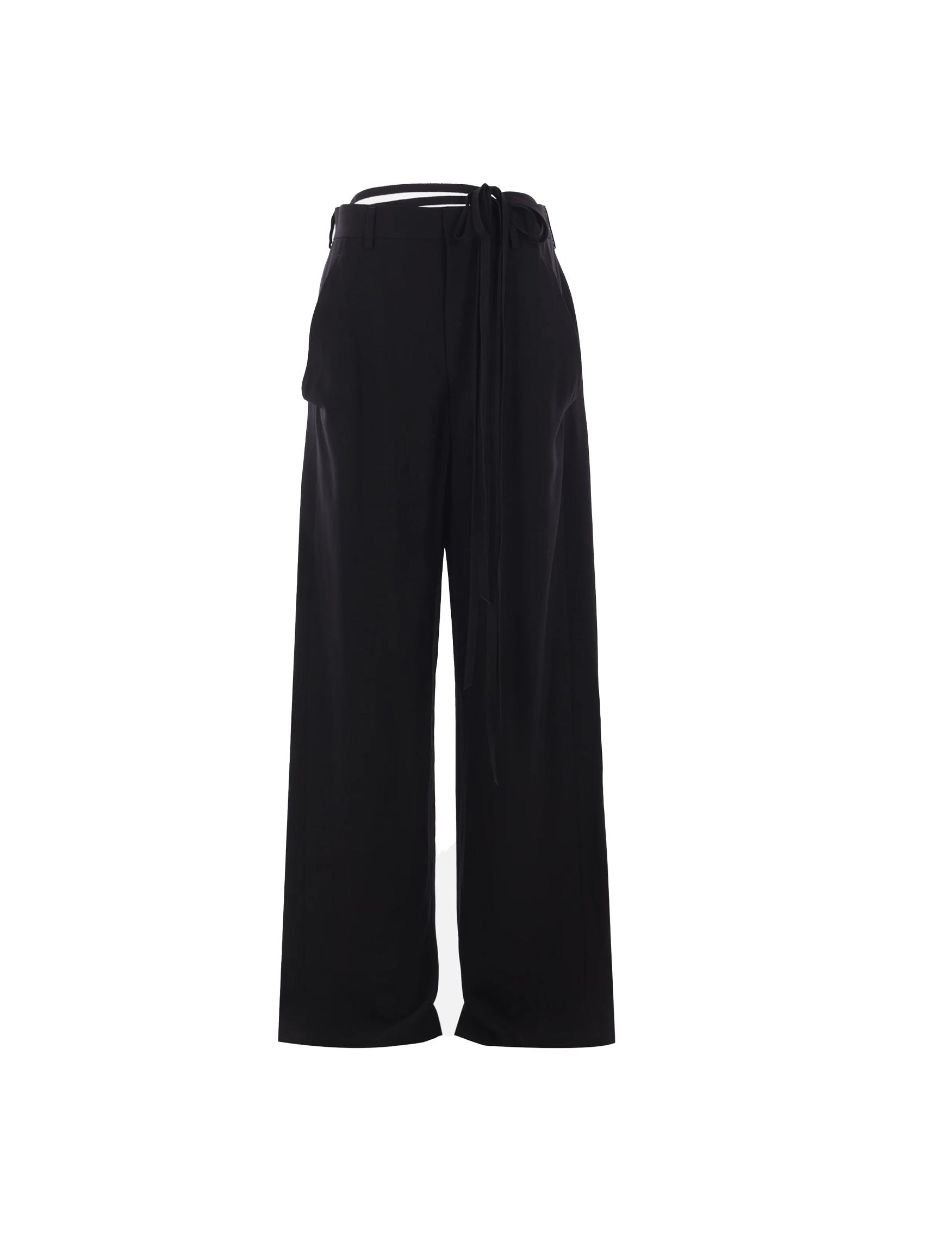 Ann Demeulemeester Trousers with a drawstring waist