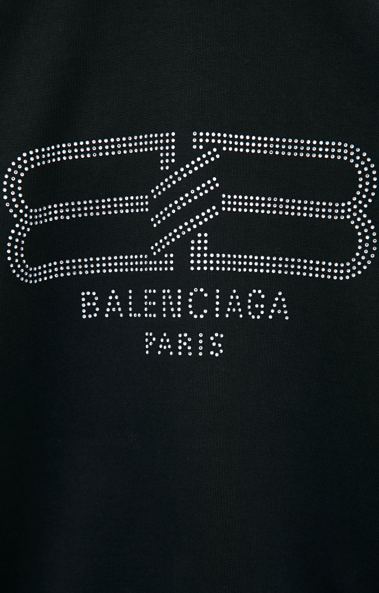 Balenciaga Hoodie with rhinestones