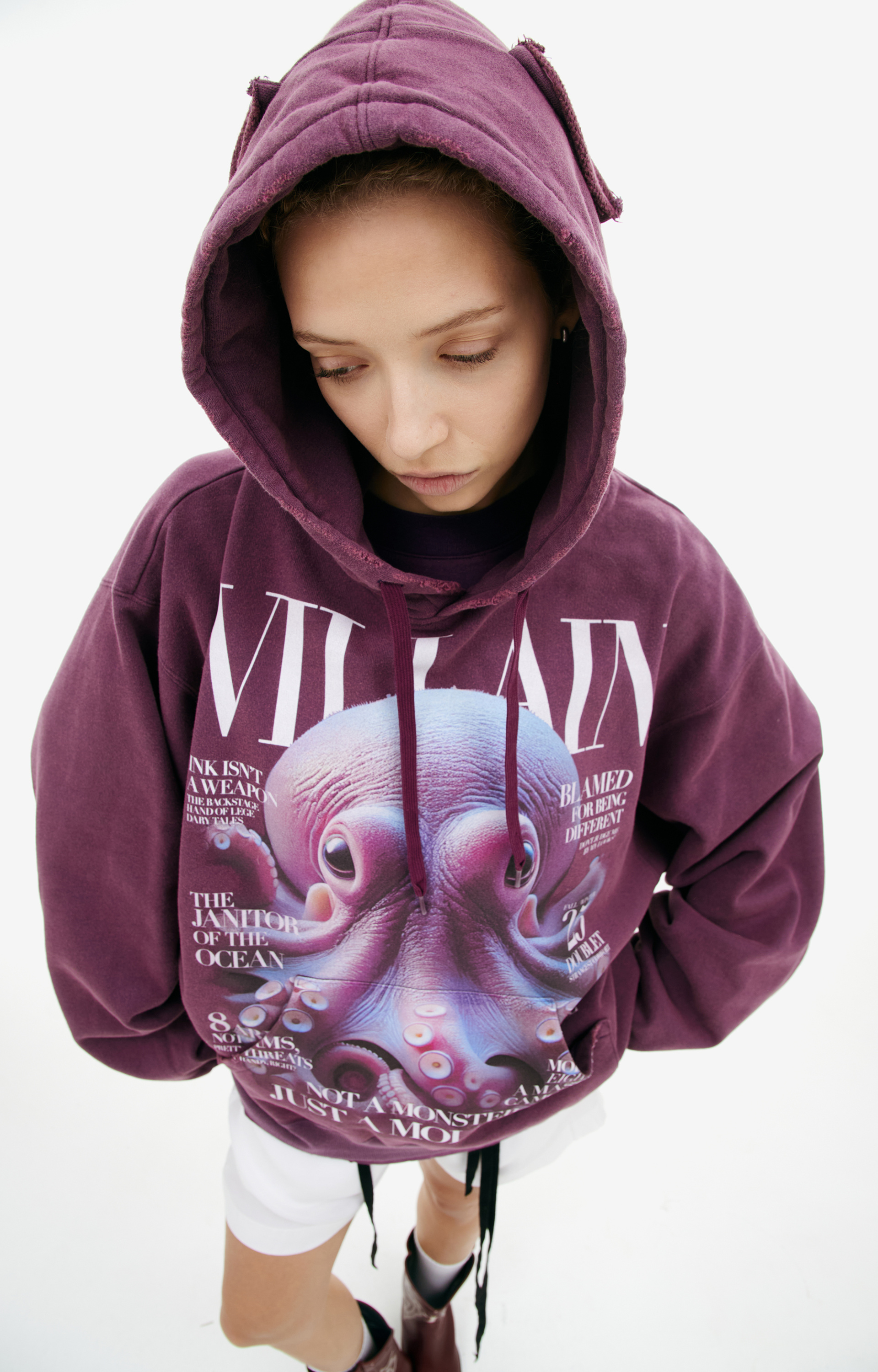 Doublet Purple Villain Hoodie
