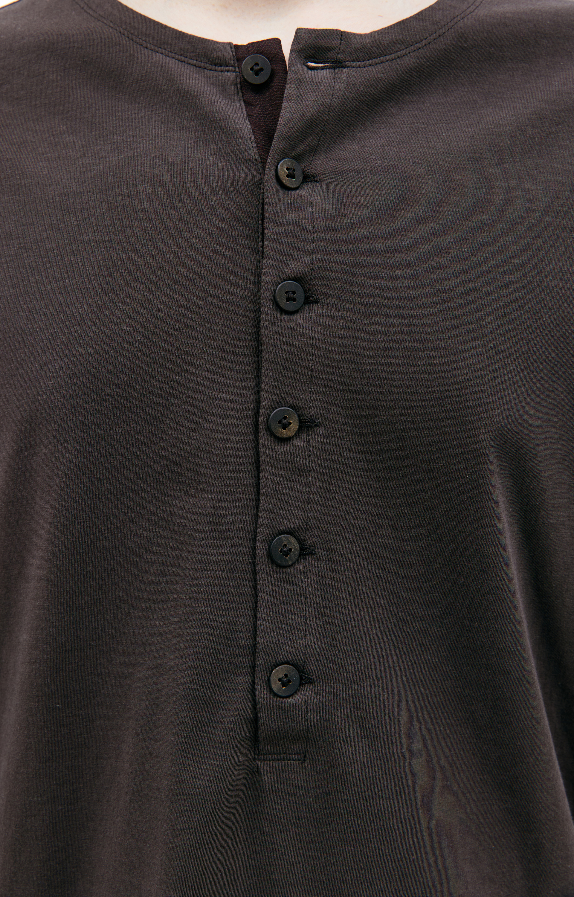 Ziggy Chen Brown cotton longsleeve
