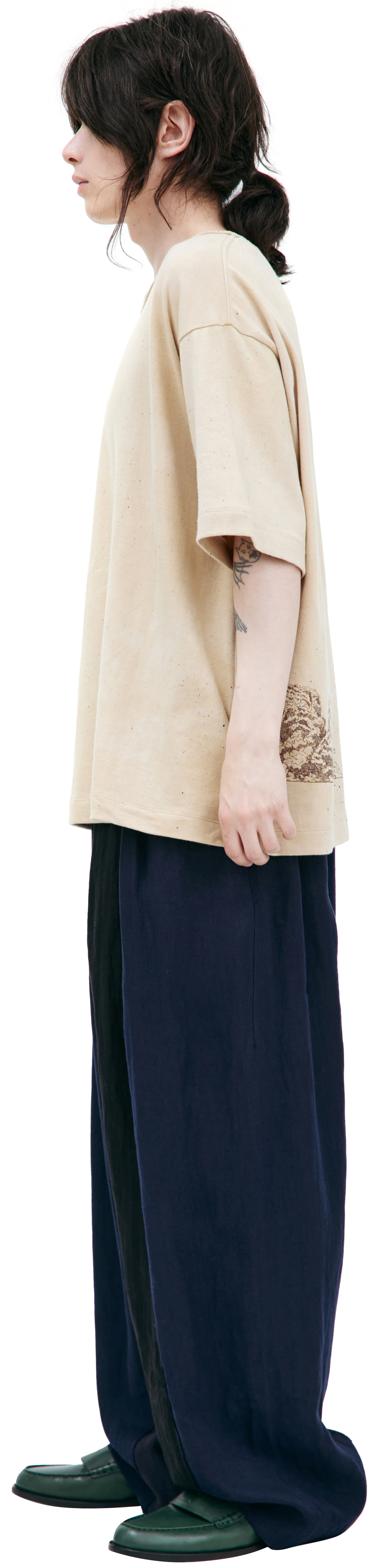 Ziggy Chen T-shirt with paint effect