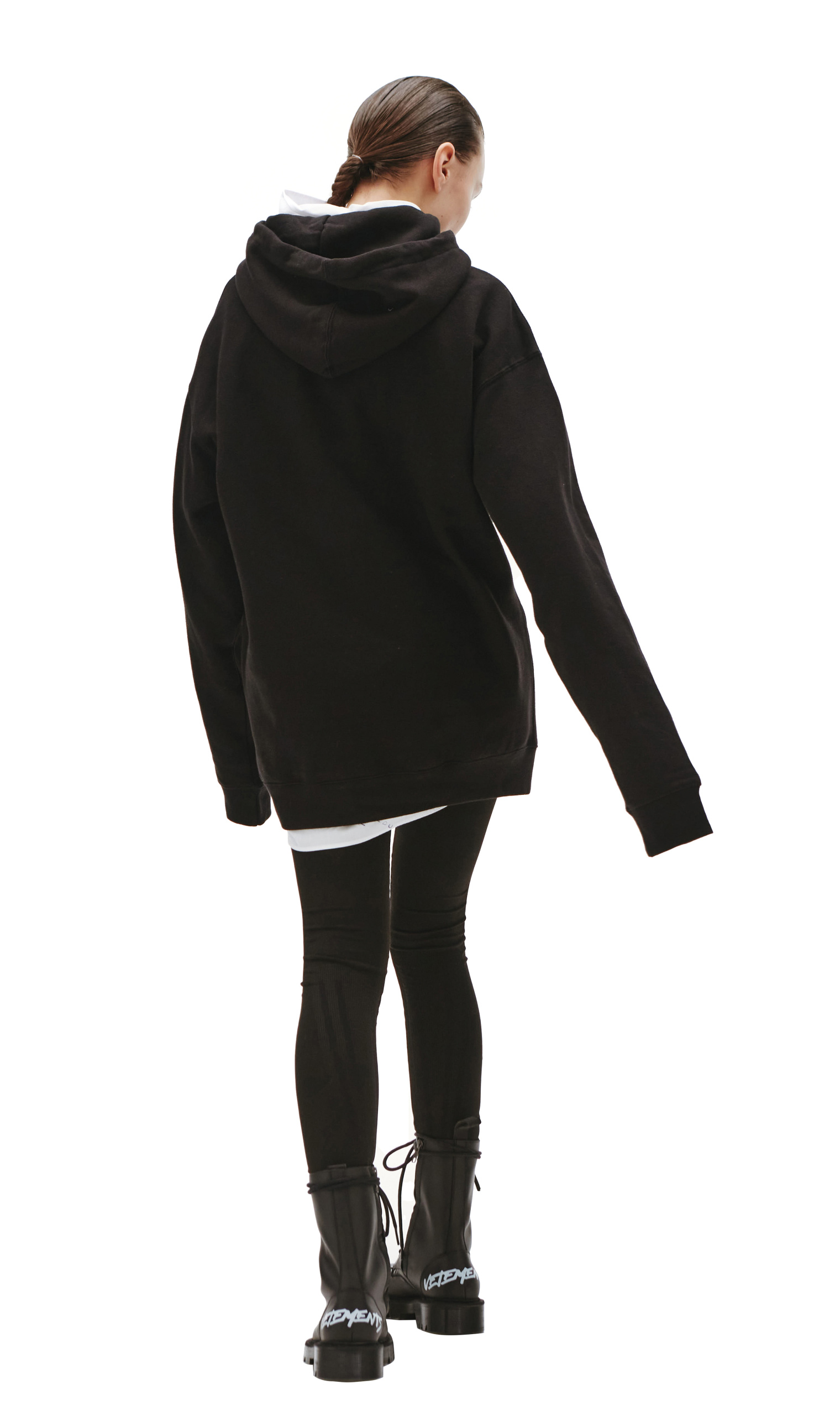 KidSuper Printed Cotton Black Hoodie
