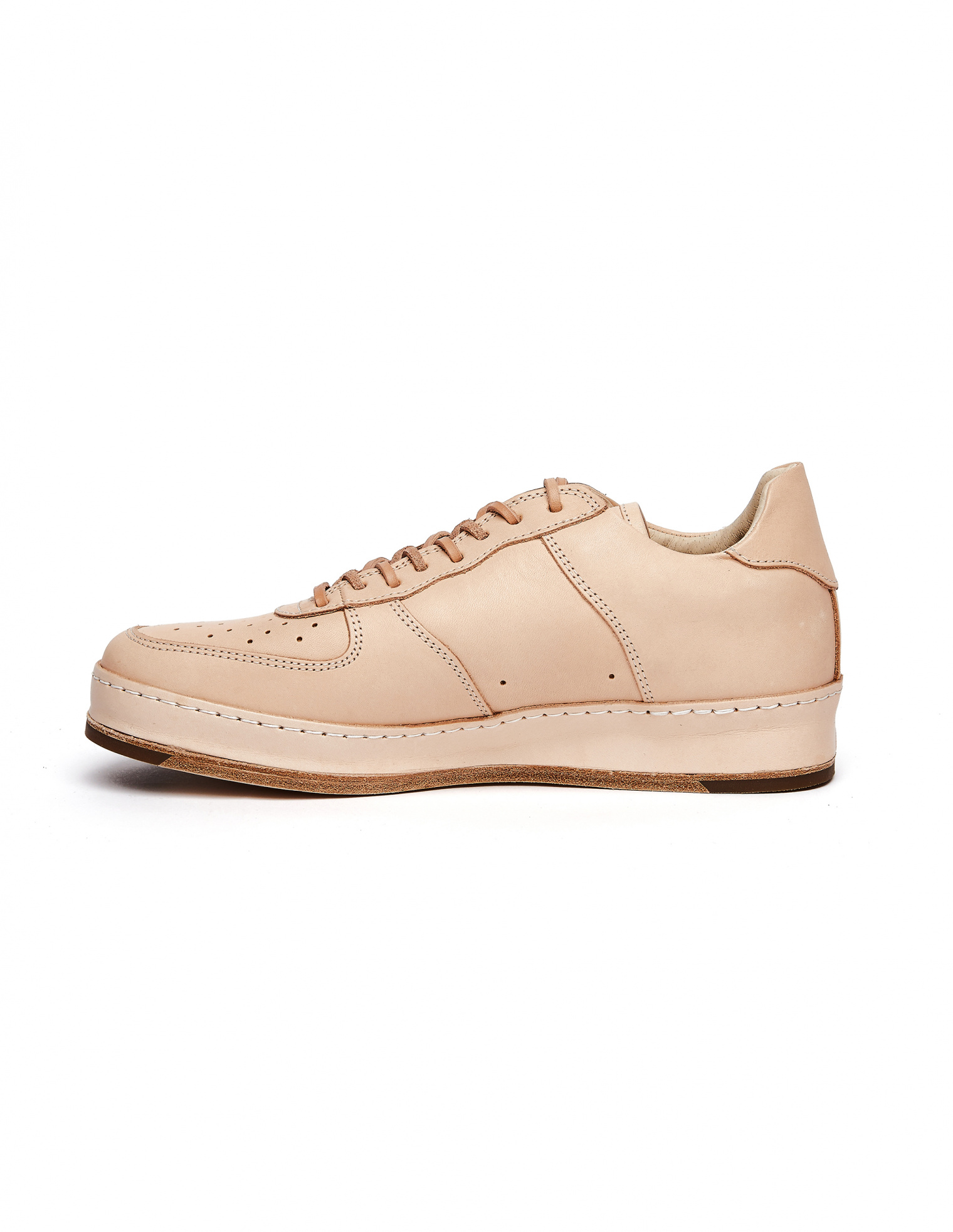 Buy Hender Scheme men beige leather mip-22 sneakers for $386