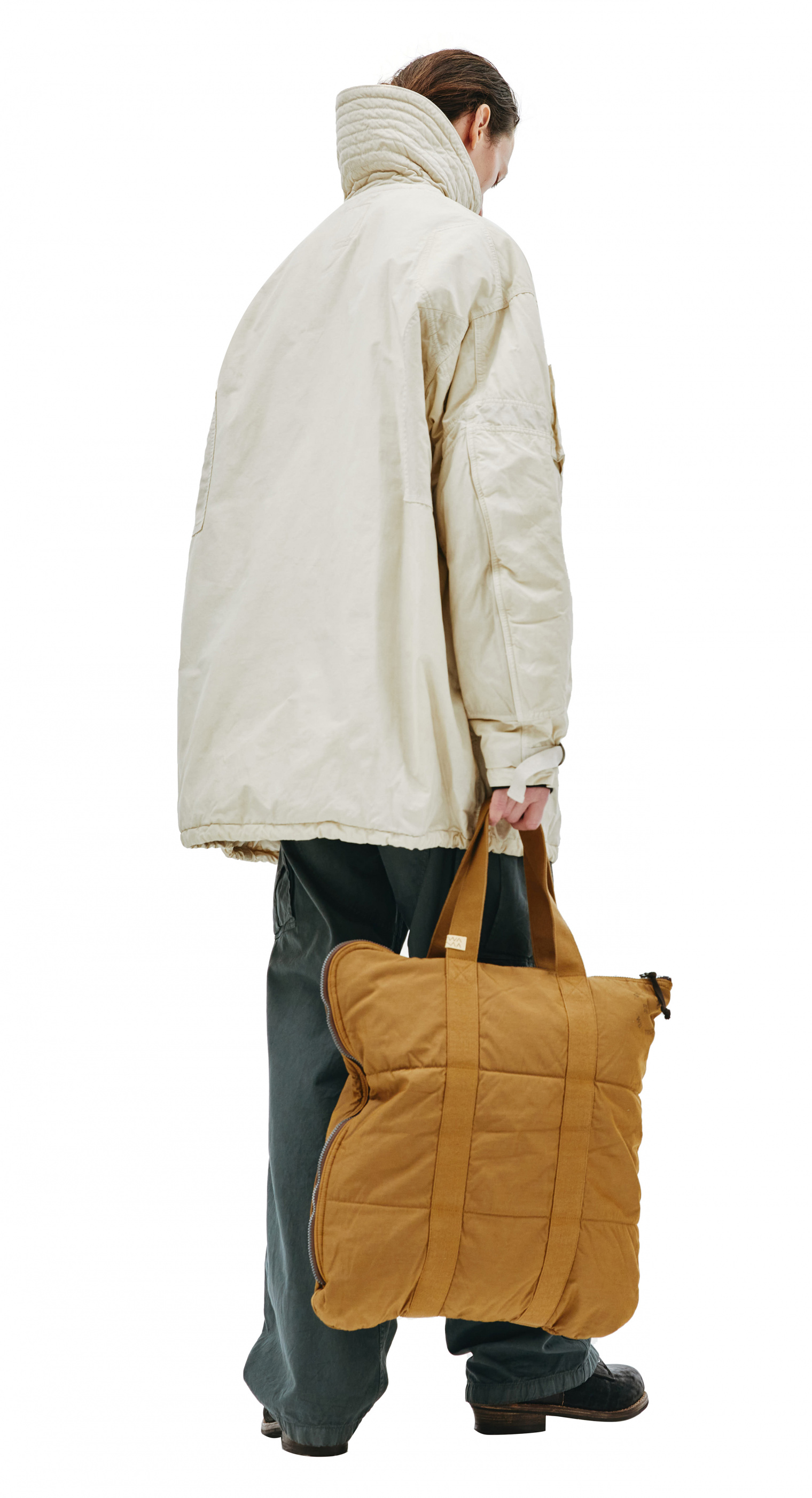 visvim Beige S. A. R. jacket with high collar