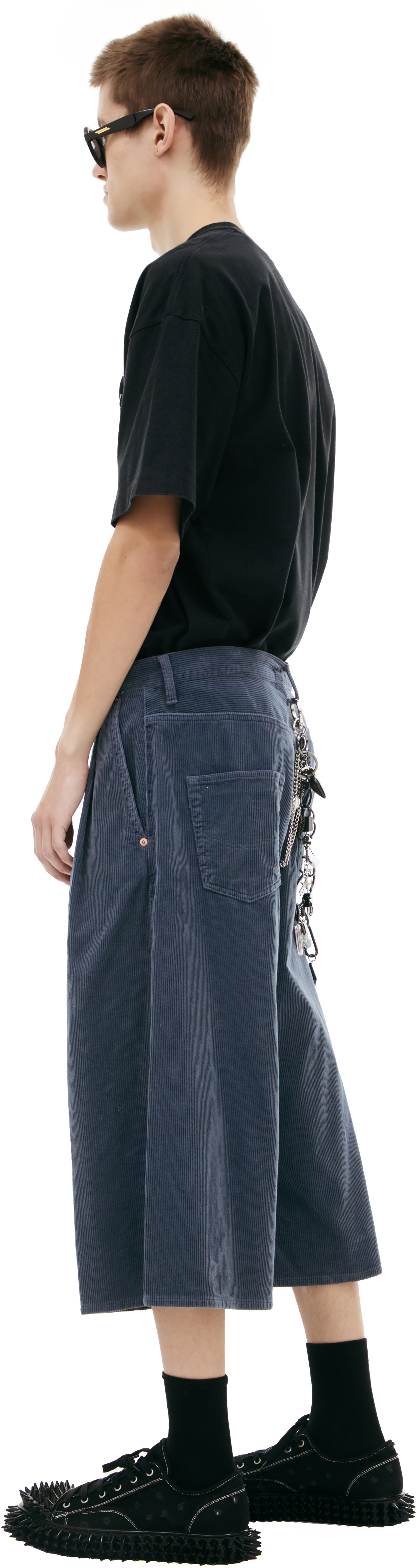 Doublet Cropped print trousers