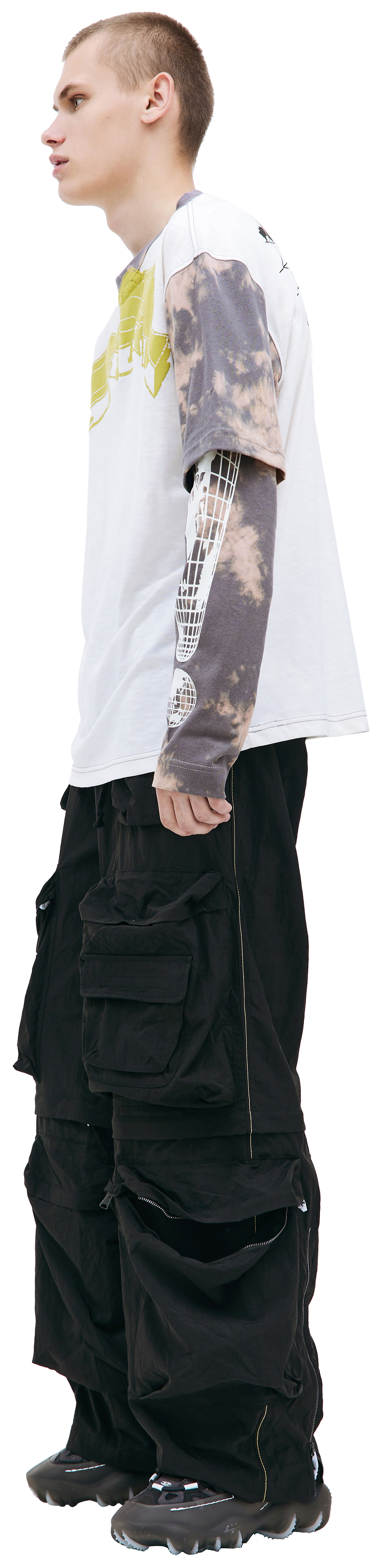 Diesel T-Wesher layered longsleeve