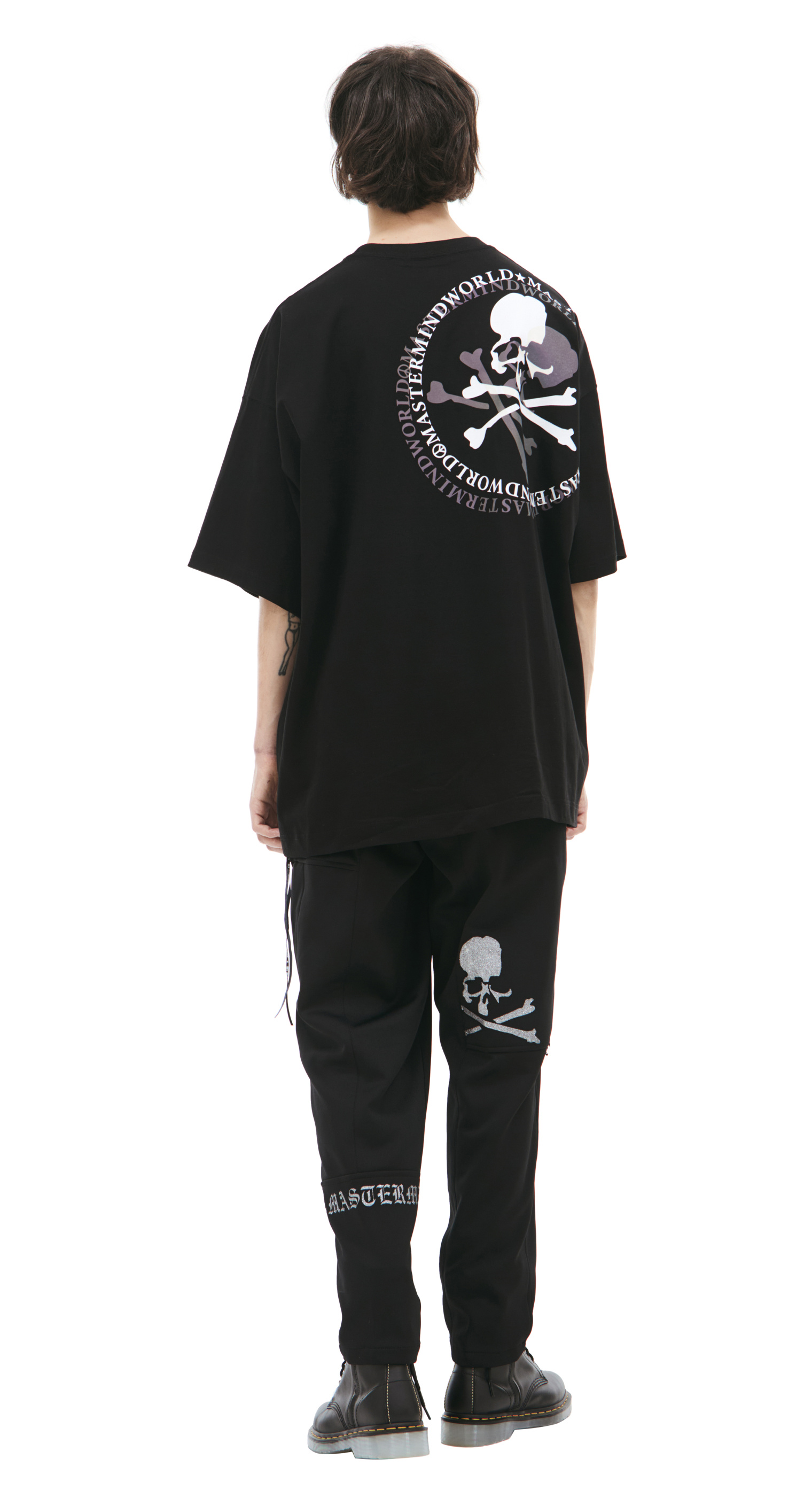 Mastermind WORLD Black print T-shirt