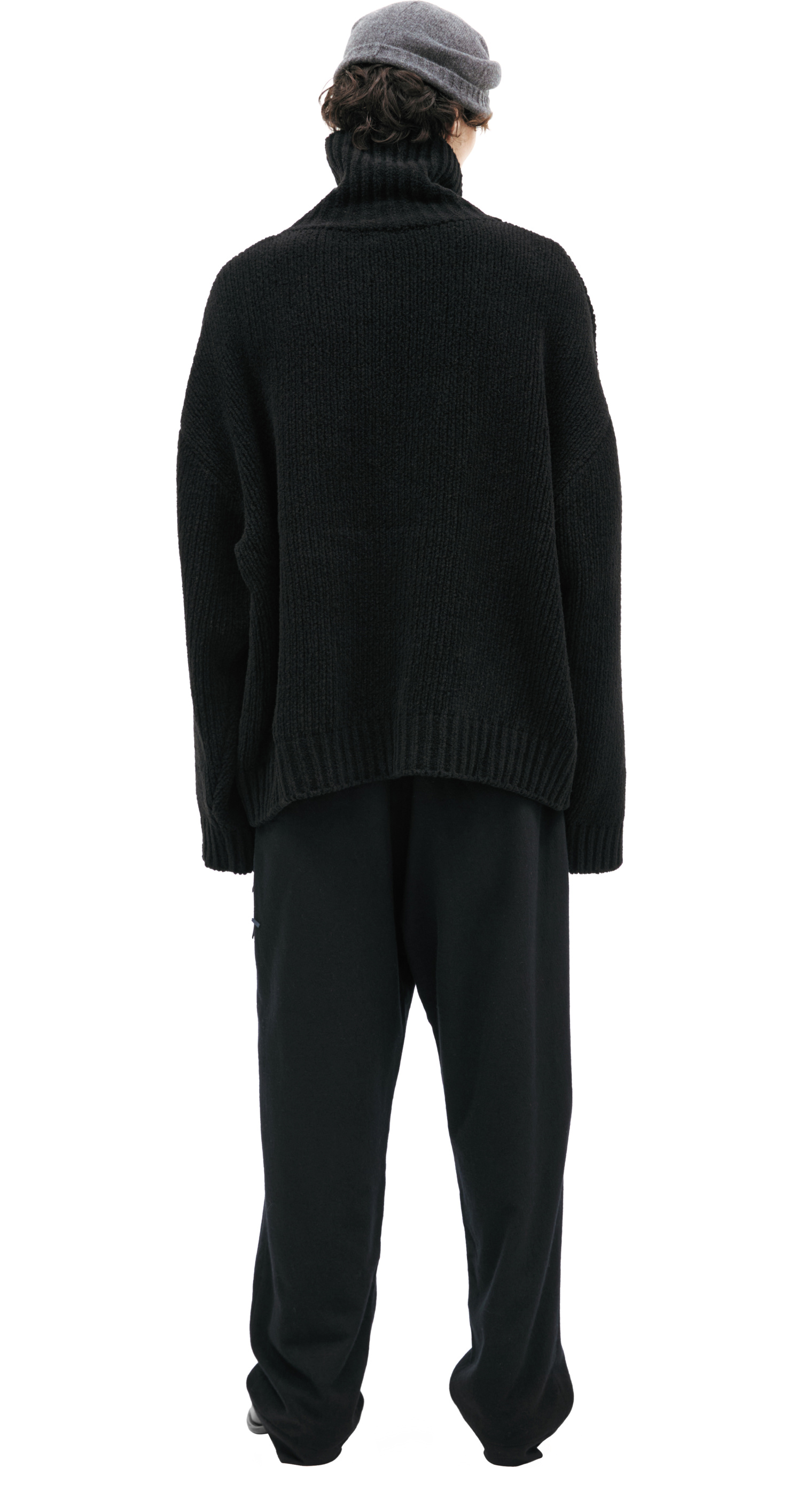 メイスイコウ Buy Mastermind WORLD men black high neck sweater for $3,750 online