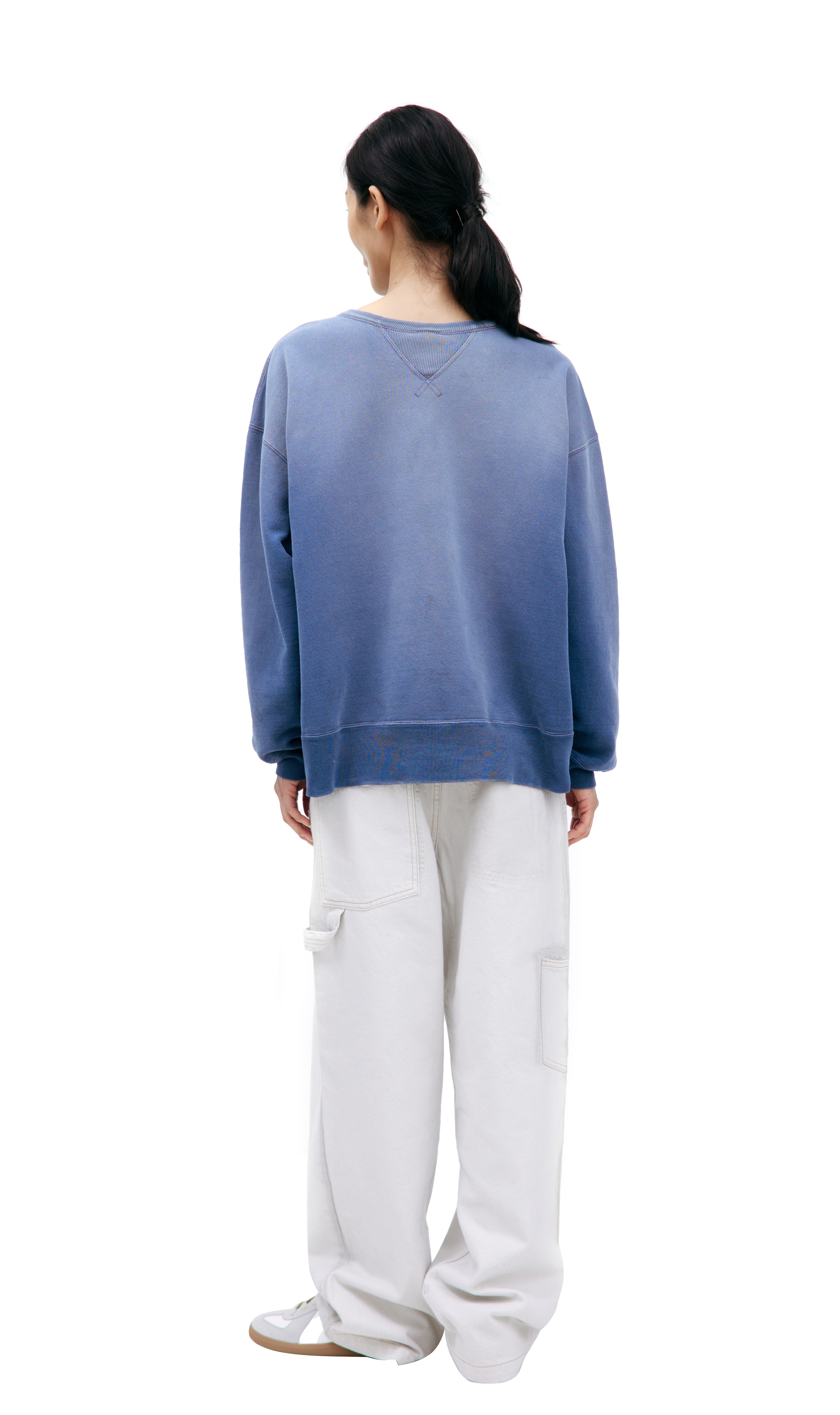 Saint Mxxxxxx Blue logo sweatshirt